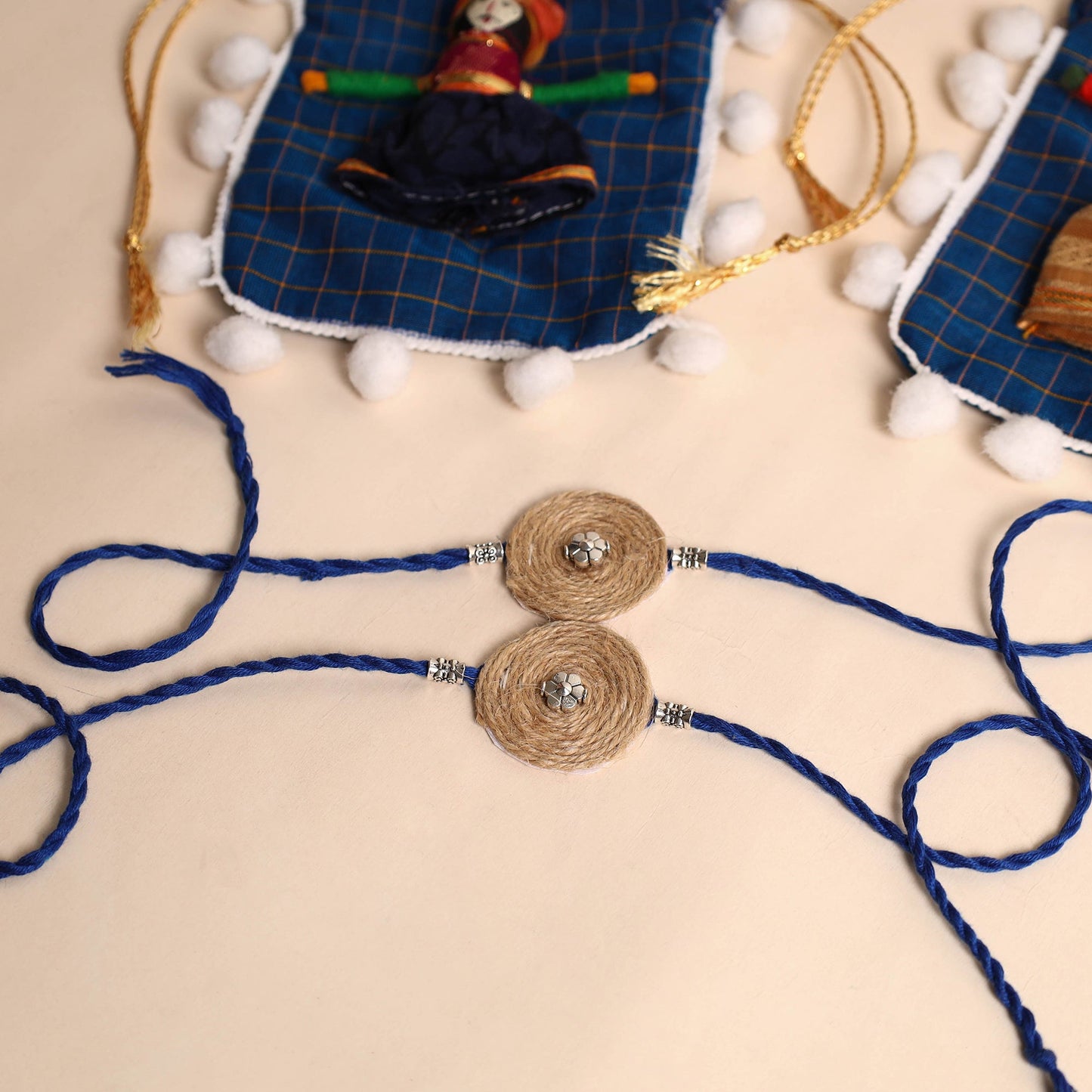 Handmade GS Jute Rakhi (Set of 2)