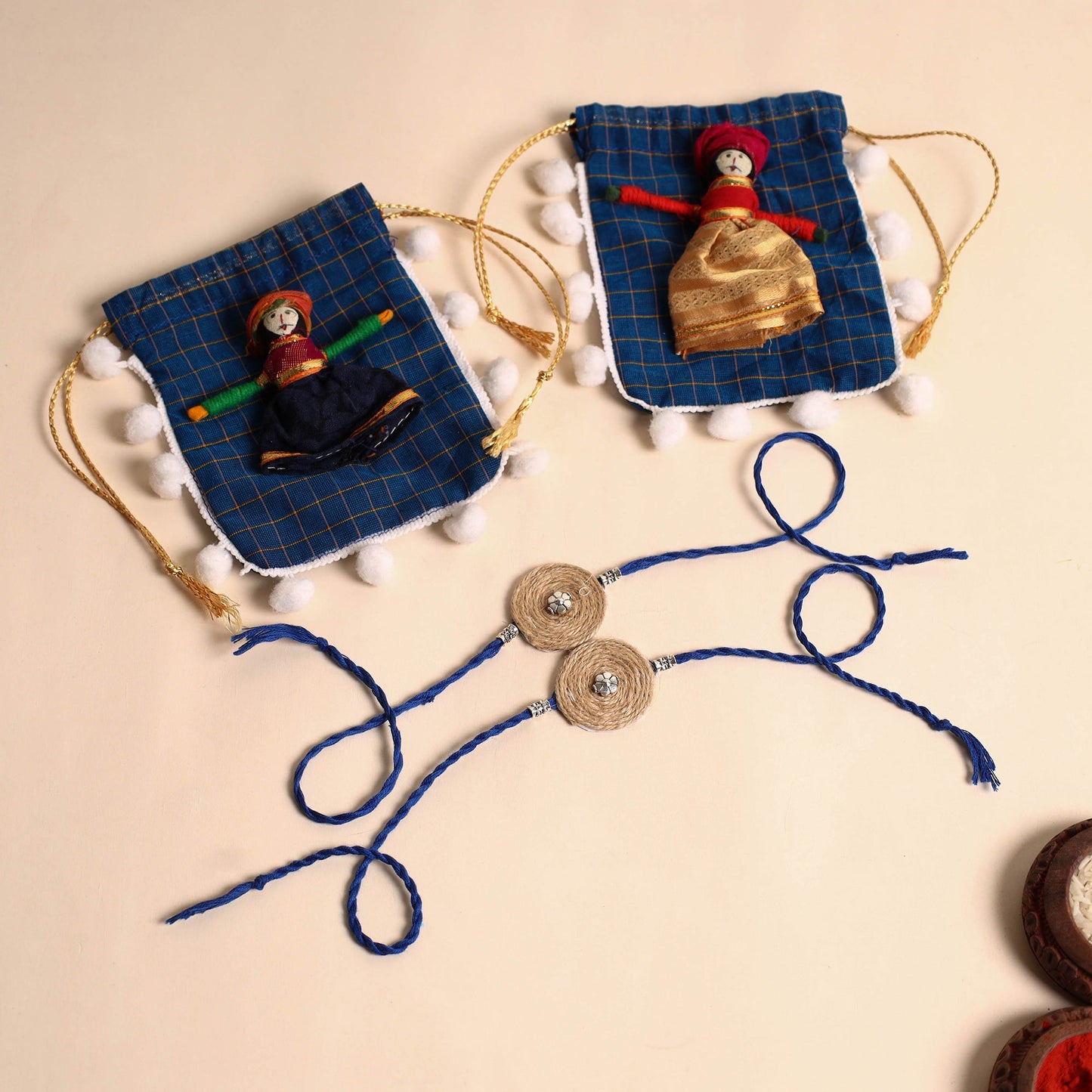 Handmade GS Jute Rakhi (Set of 2)