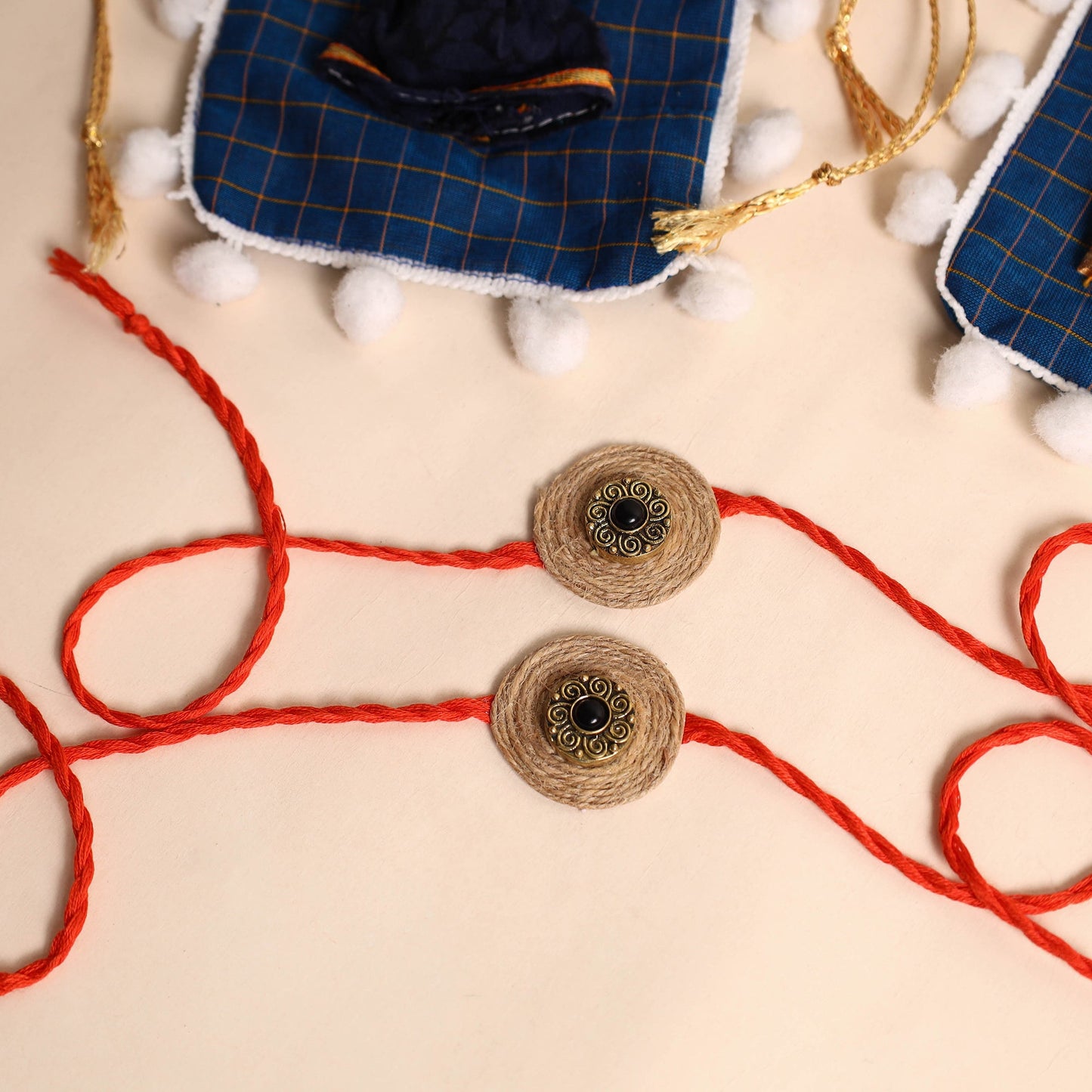 Handmade GS Jute Rakhi (Set of 2)