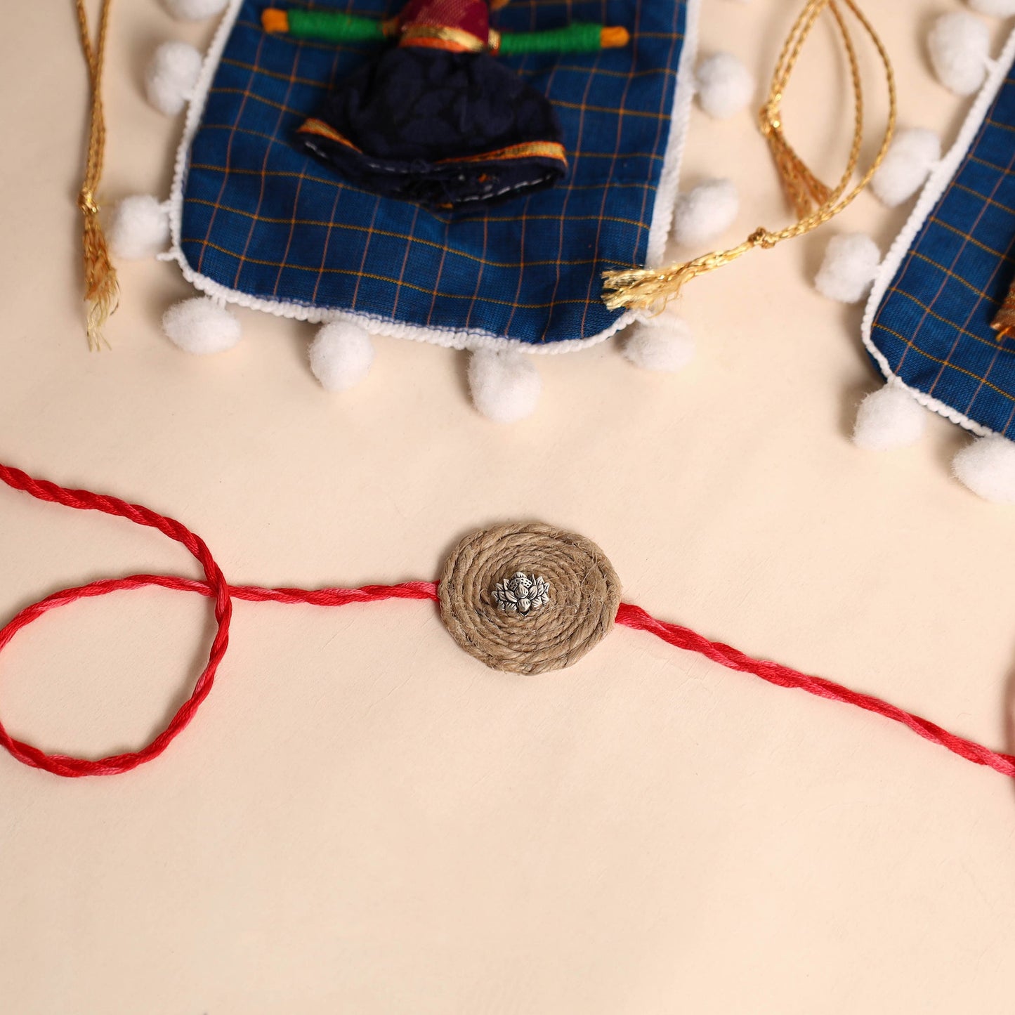 Handmade GS Jute Rakhi (Set of 2)