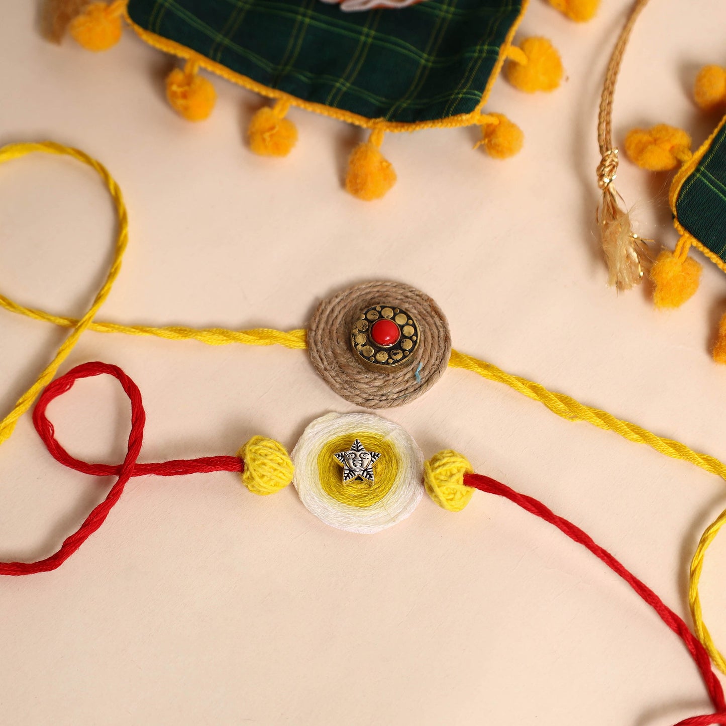Handmade GS Jute Rakhi (Set of 2)