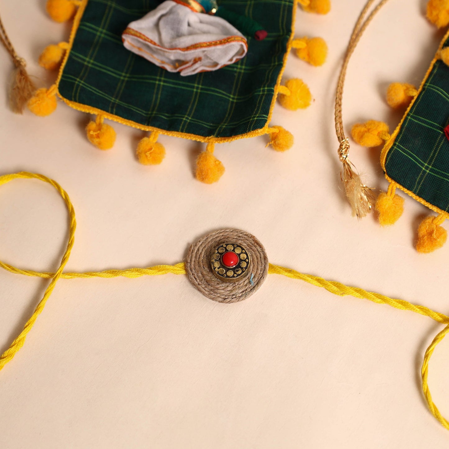Handmade GS Jute Rakhi (Set of 2)