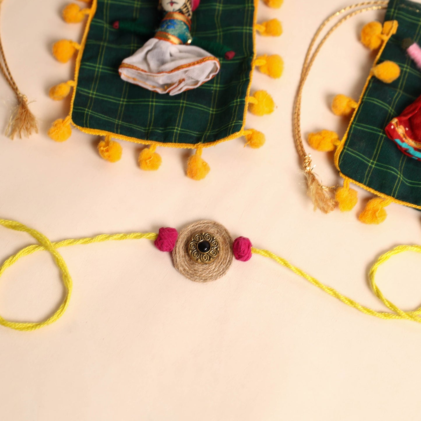 Handmade GS Jute Rakhi (Set of 2)
