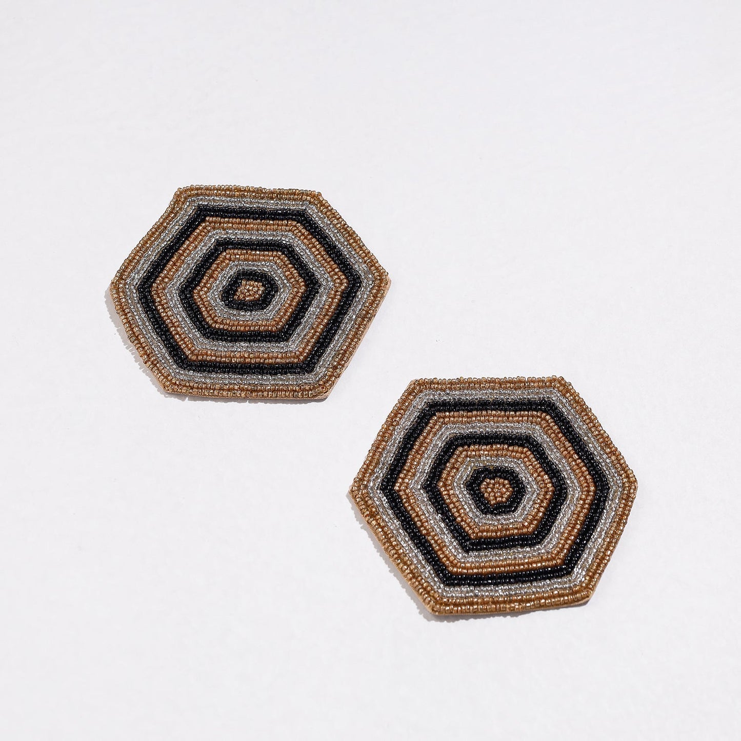 Handmade Hapur Bead Work Coasters