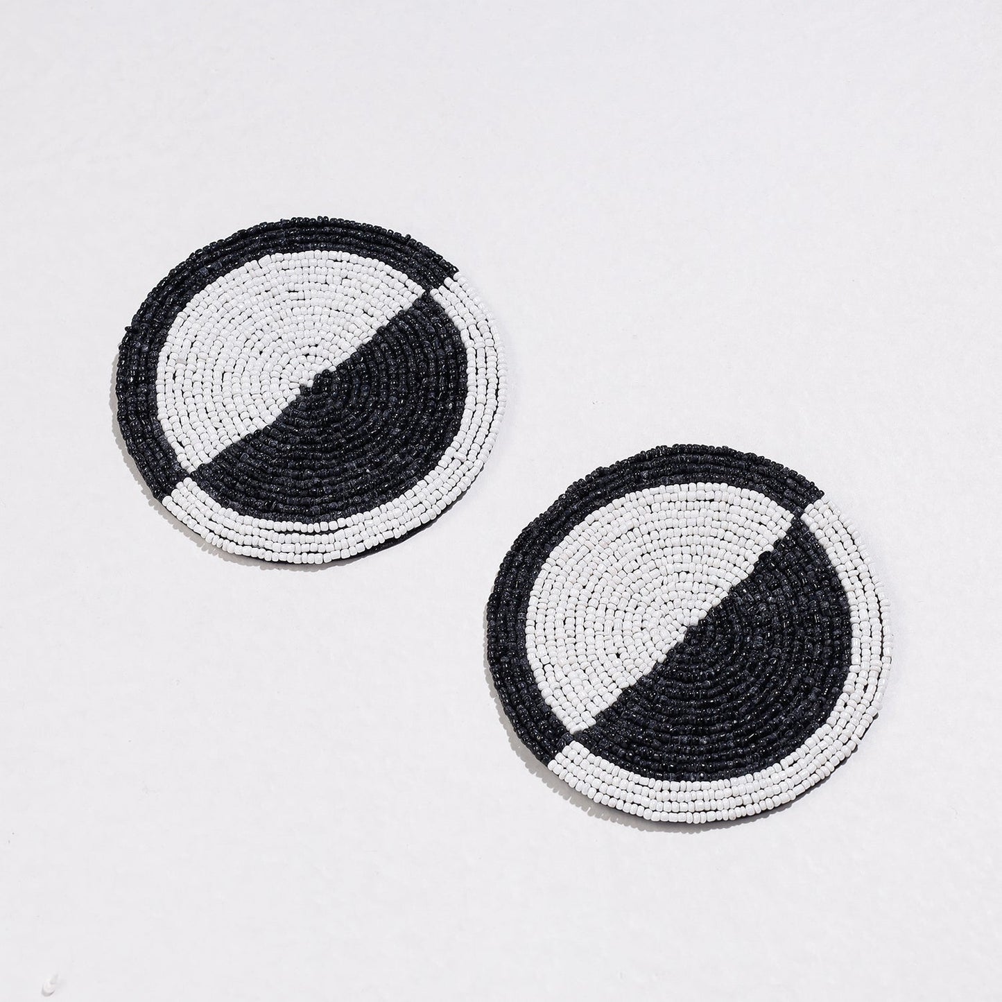 Handmade Hapur Bead Work Coasters