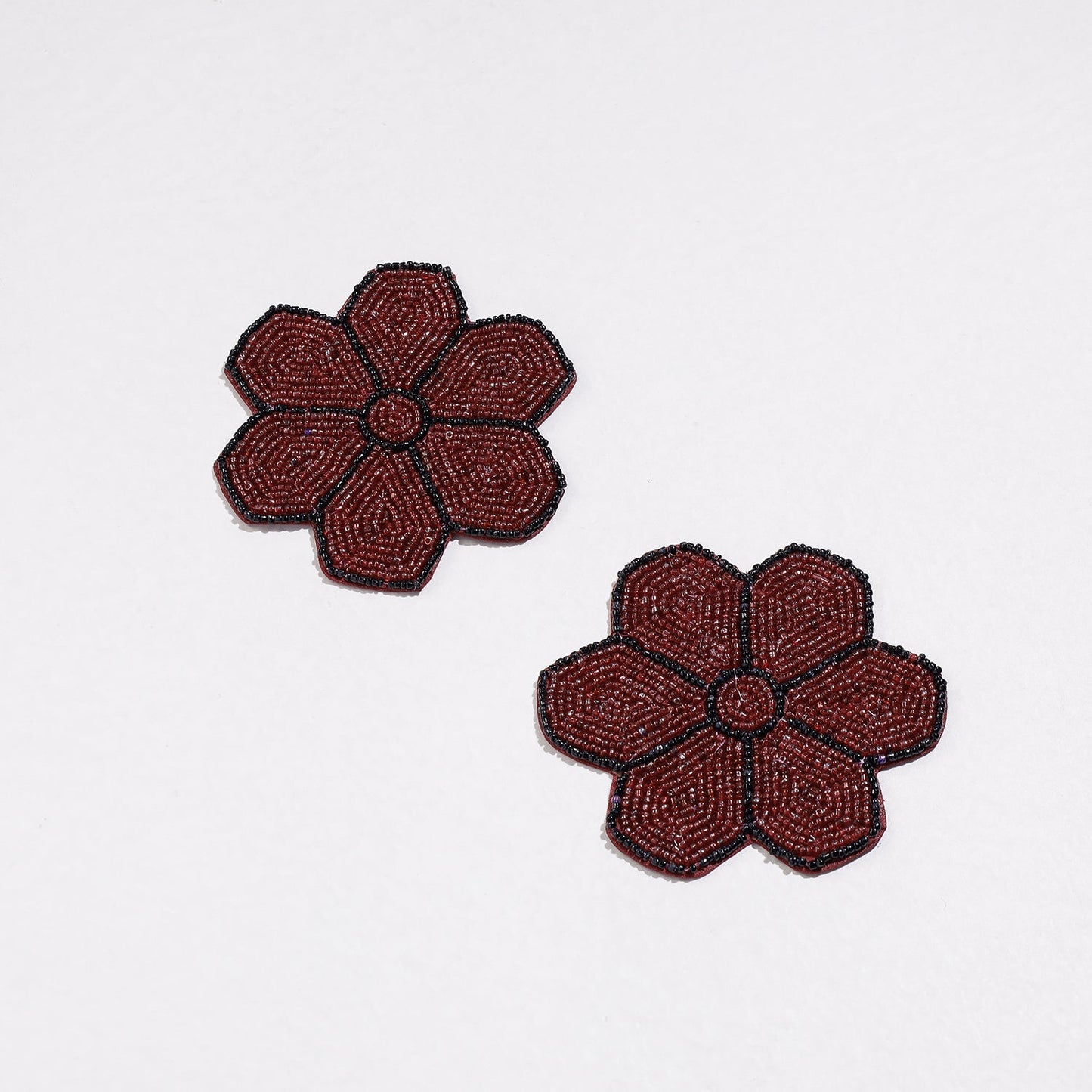 Handmade Hapur Bead Work Coasters
