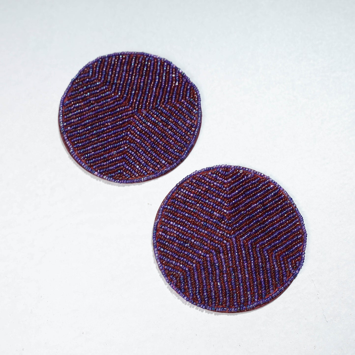 Handmade Hapur Beadwork Coasters