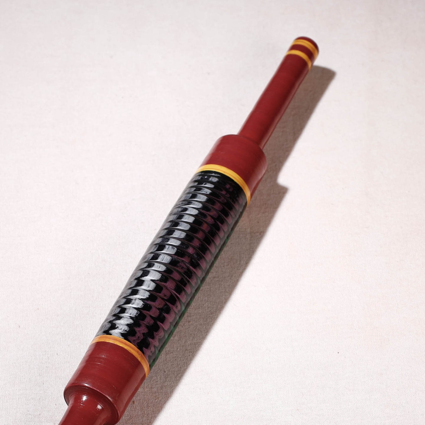 Handmade Lacquered Wooden Belan/बेलन (Chapatti Roller, Rolling Pin)