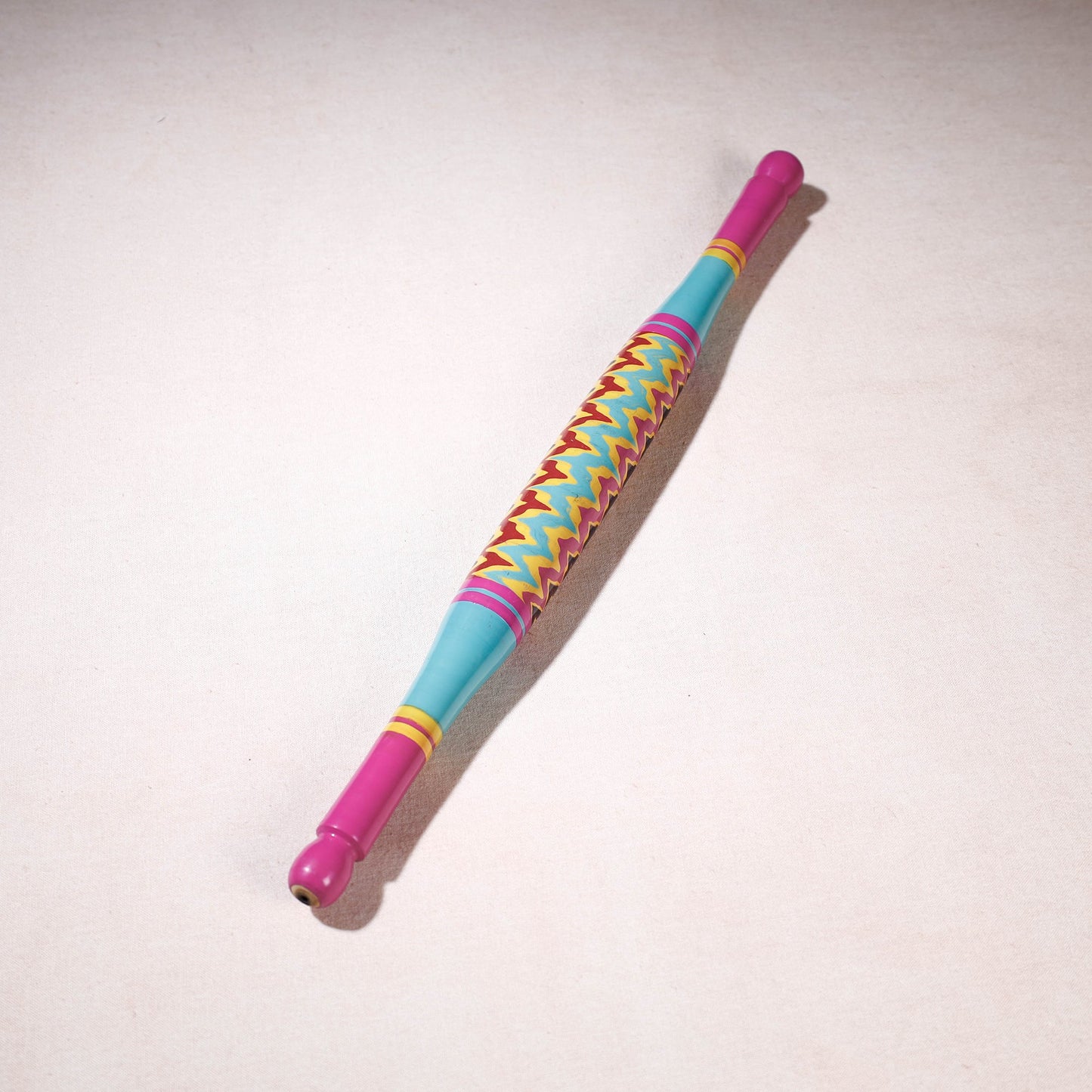 Handmade Lacquered Wooden Belan/बेलन (Chapatti Roller, Rolling Pin)