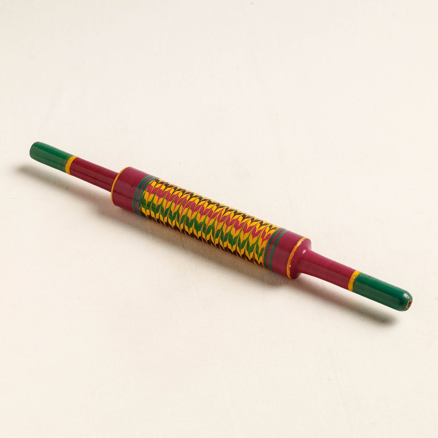 Handmade Lacquered Wooden Belan/बेलन (Chapatti Roller, Rolling Pin)