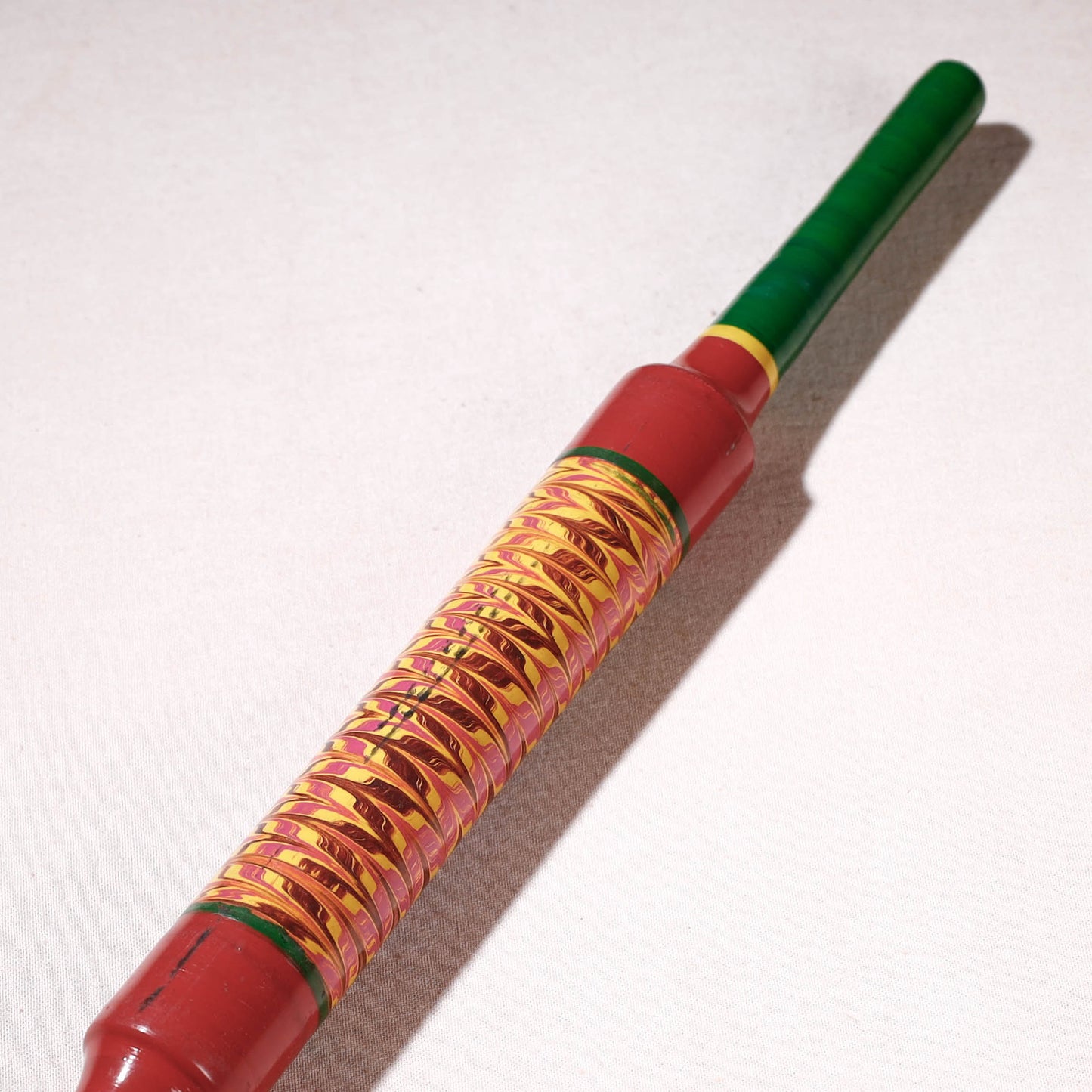 Handmade Lacquered Wooden Belan/बेलन (Chapatti Roller, Rolling Pin)