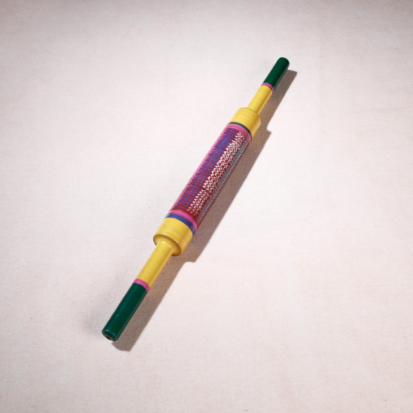 Handmade Lacquered Wooden Belan/बेलन (Chapatti Roller, Rolling Pin)
