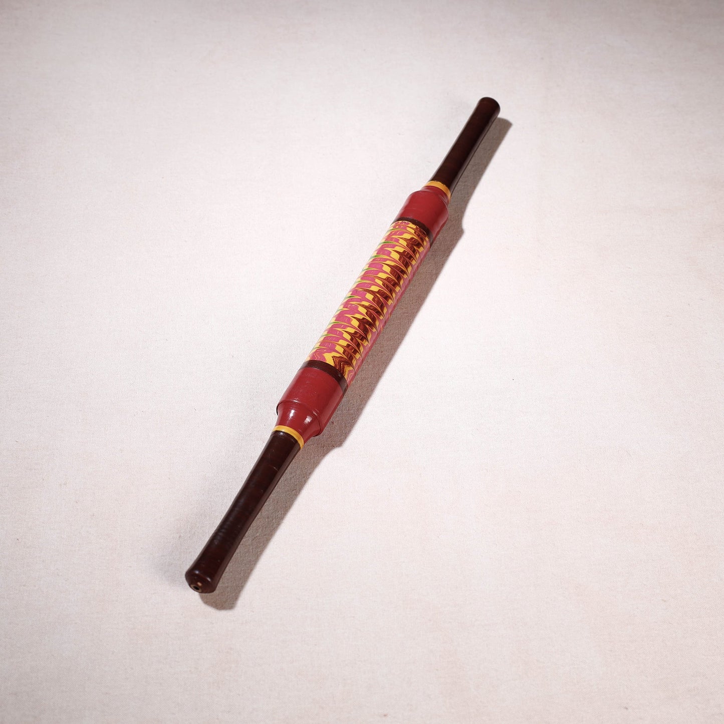 Handmade Lacquered Wooden Belan/बेलन (Chapatti Roller, Rolling Pin)
