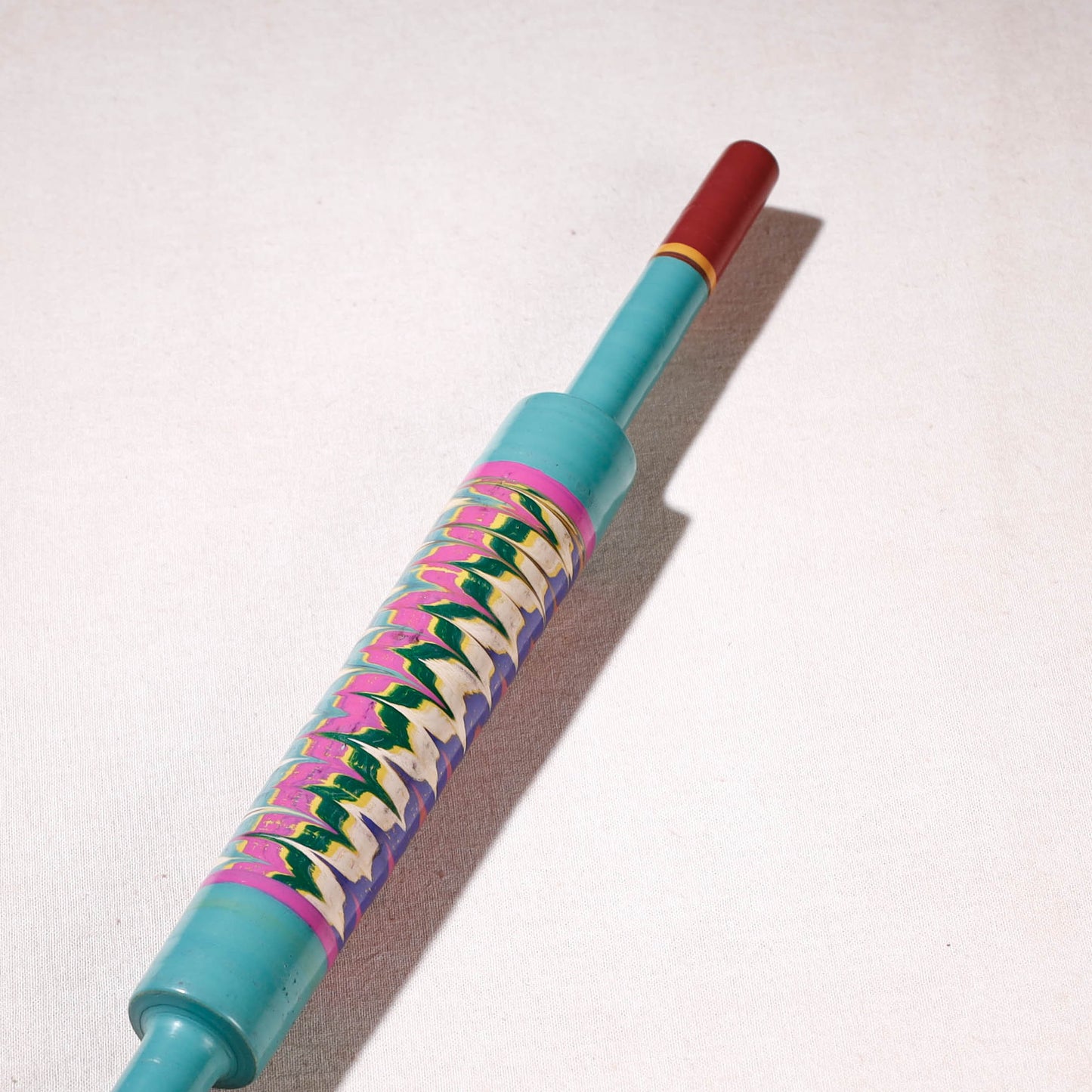 Handmade Lacquered Wooden Belan/बेलन (Chapatti Roller, Rolling Pin)