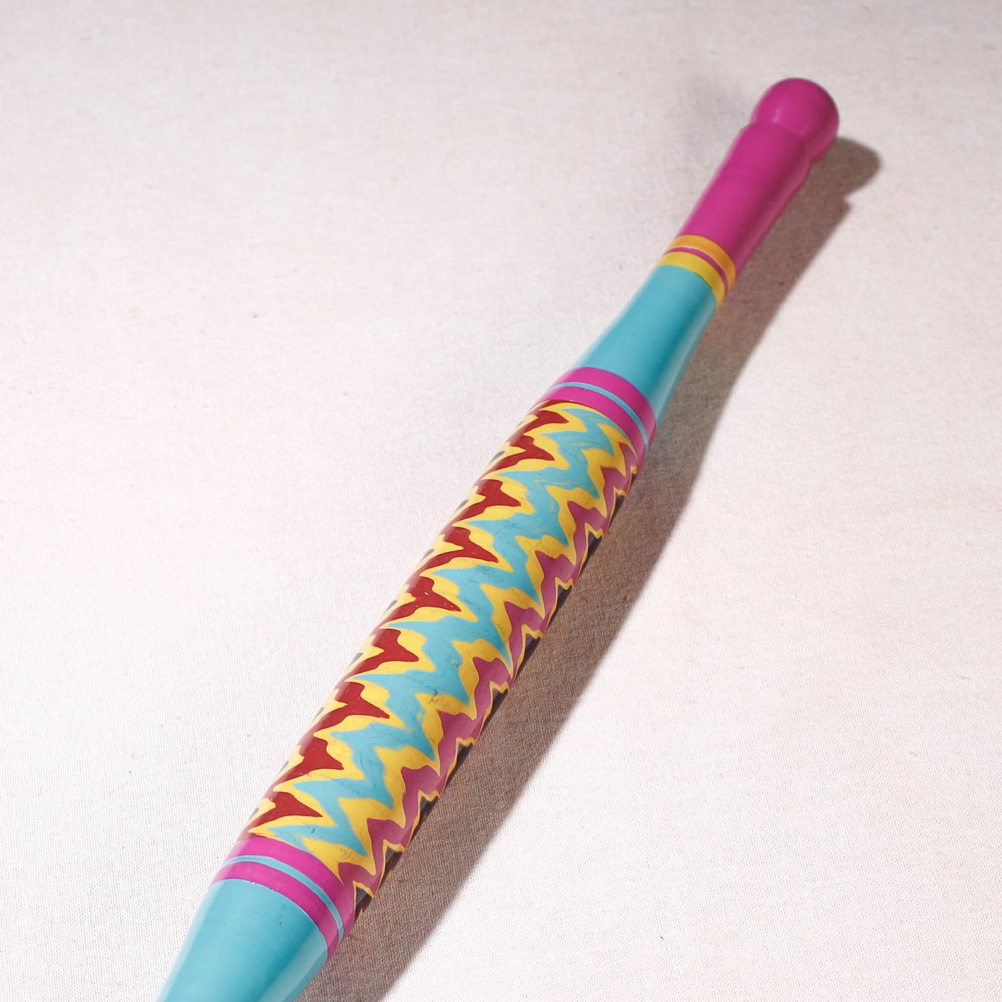 Handmade Lacquered Wooden Belan/बेलन (Chapatti Roller, Rolling Pin)