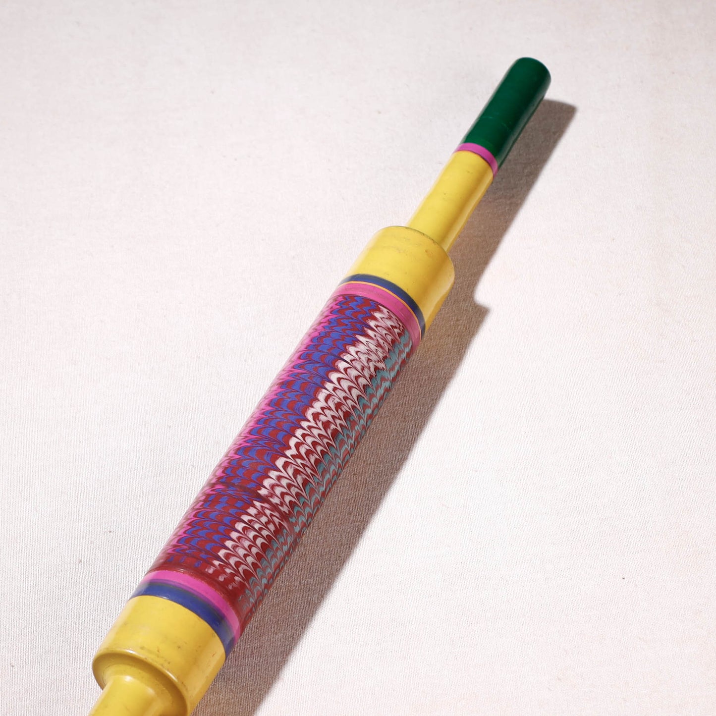 Handmade Lacquered Wooden Belan/बेलन (Chapatti Roller, Rolling Pin)
