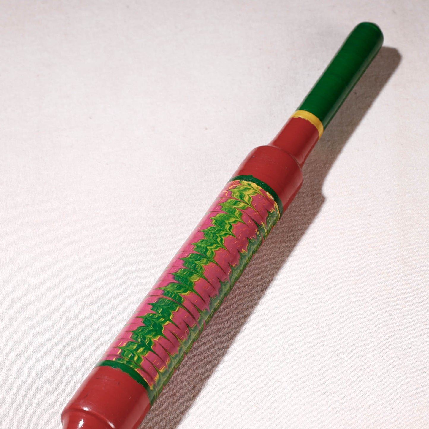 Handmade Lacquered Wooden Belan/बेलन (Chapatti Roller, Rolling Pin)