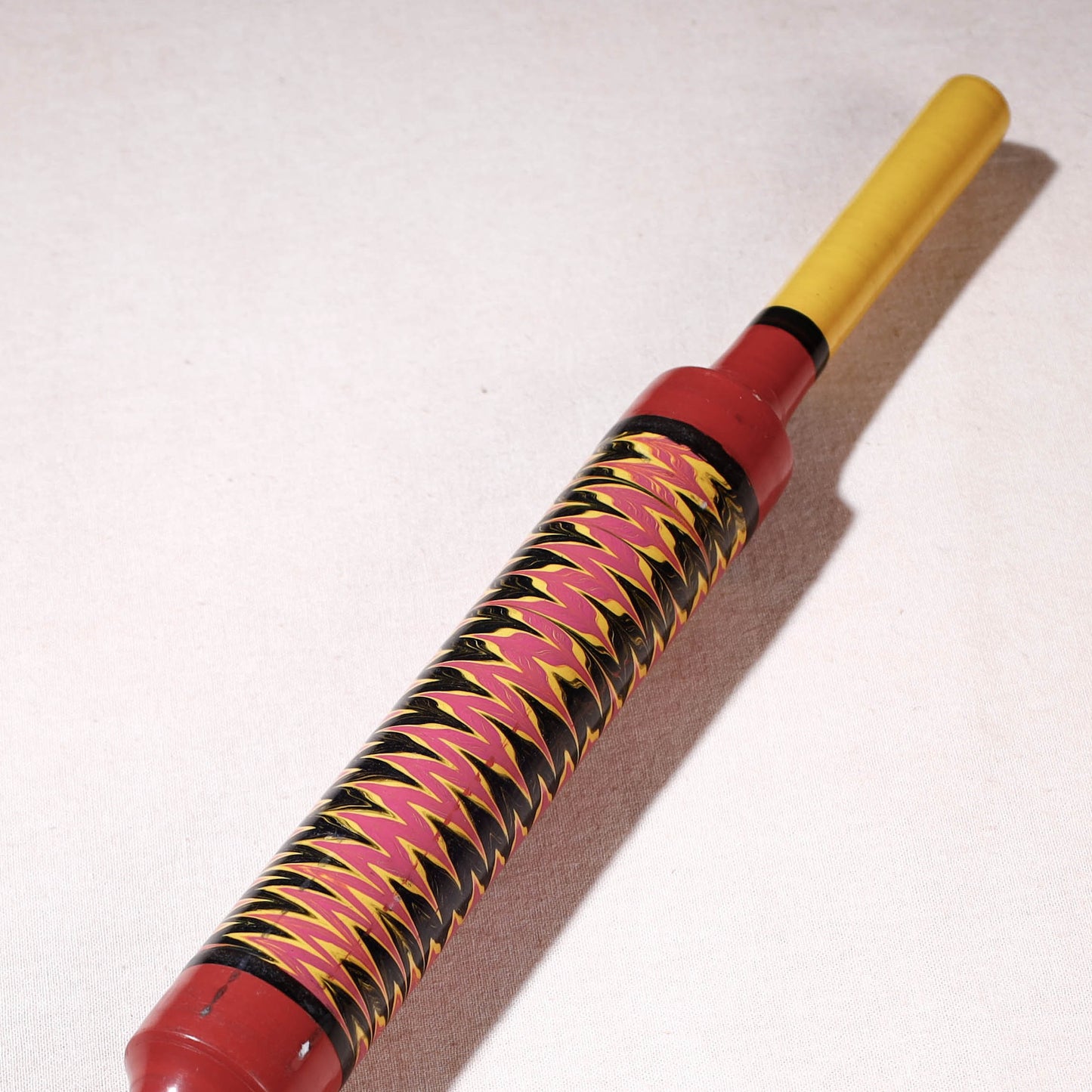 Handmade Lacquered Wooden Belan/बेलन (Chapatti Roller, Rolling Pin)
