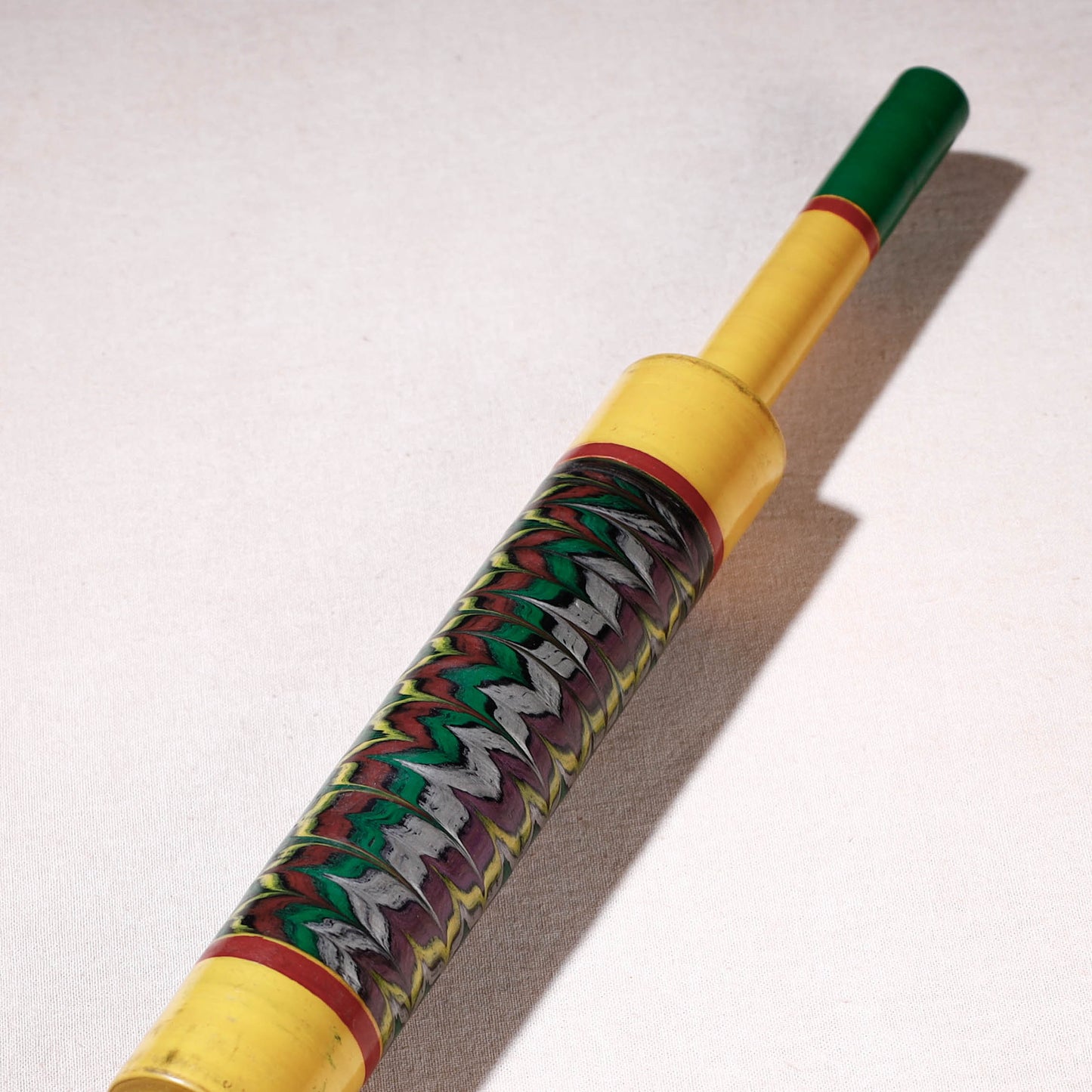 Handmade Lacquered Wooden Belan/बेलन (Chapatti Roller, Rolling Pin)