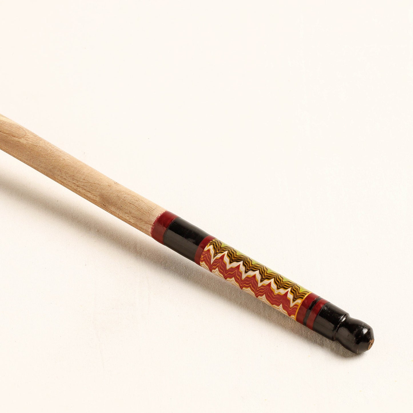 Handmade Lacquered Wooden Hand Blender/Mathani Rai