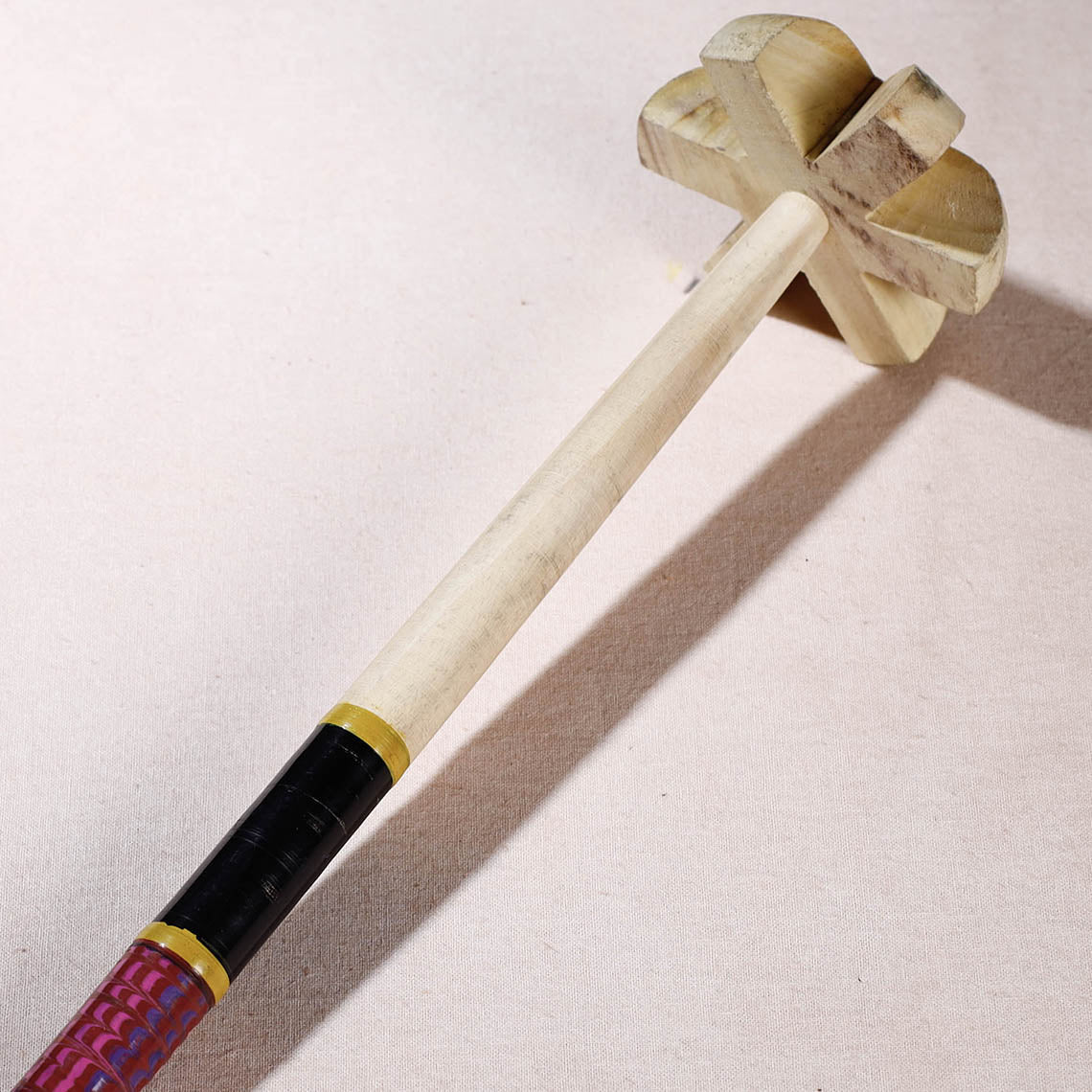 Handmade Lacquered Wooden Hand Blender/Mathani Rai