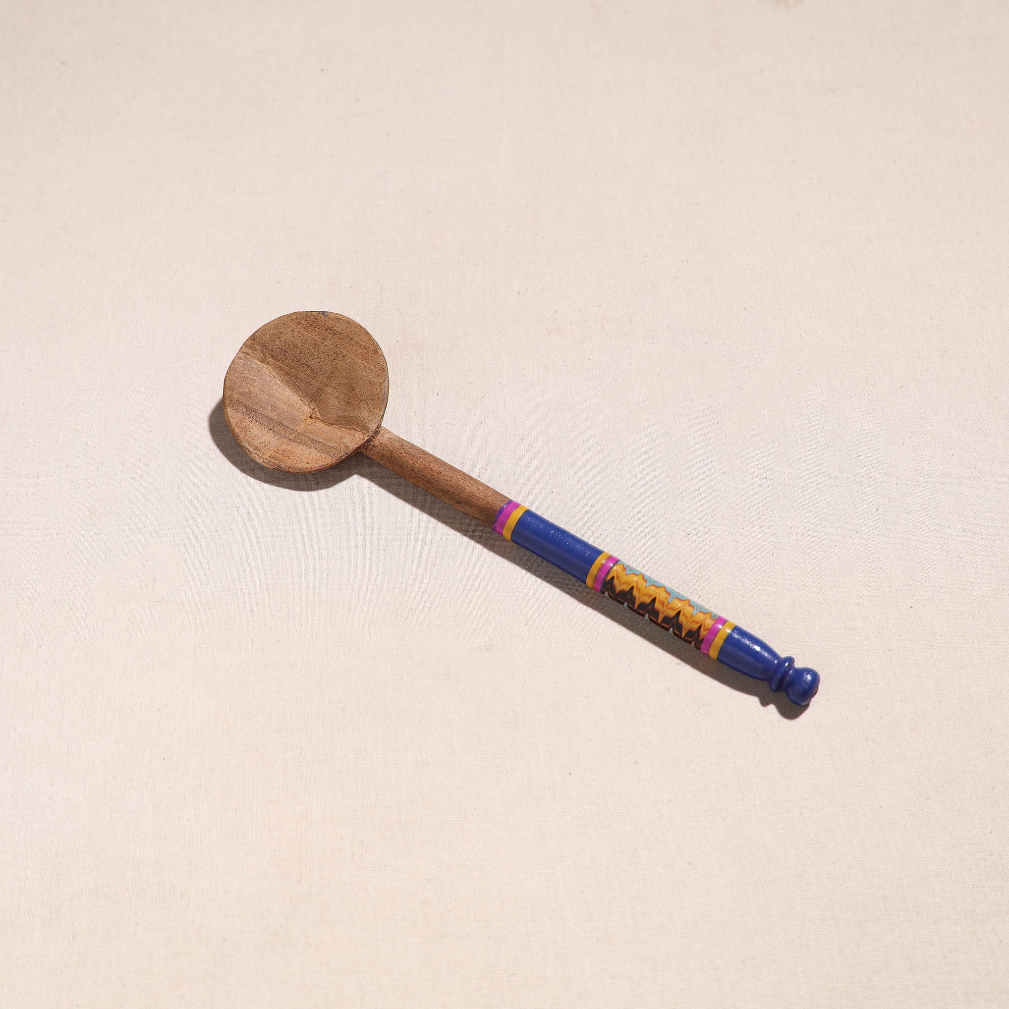 Buy Handmade Lacquered Wooden Ladle Spoon