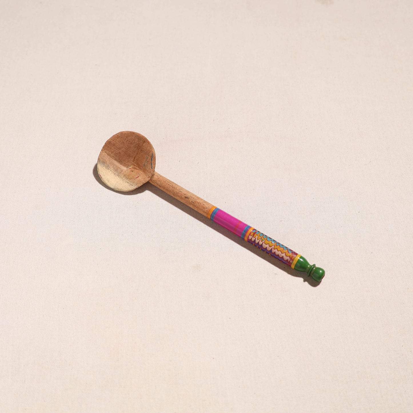 Buy Handmade Lacquered Wooden Ladle Spoon
