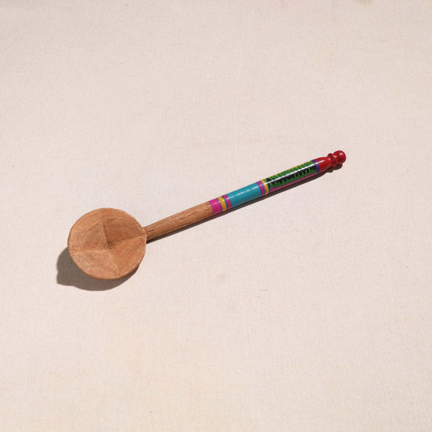 Buy Handmade Lacquered Wooden Ladle Spoon