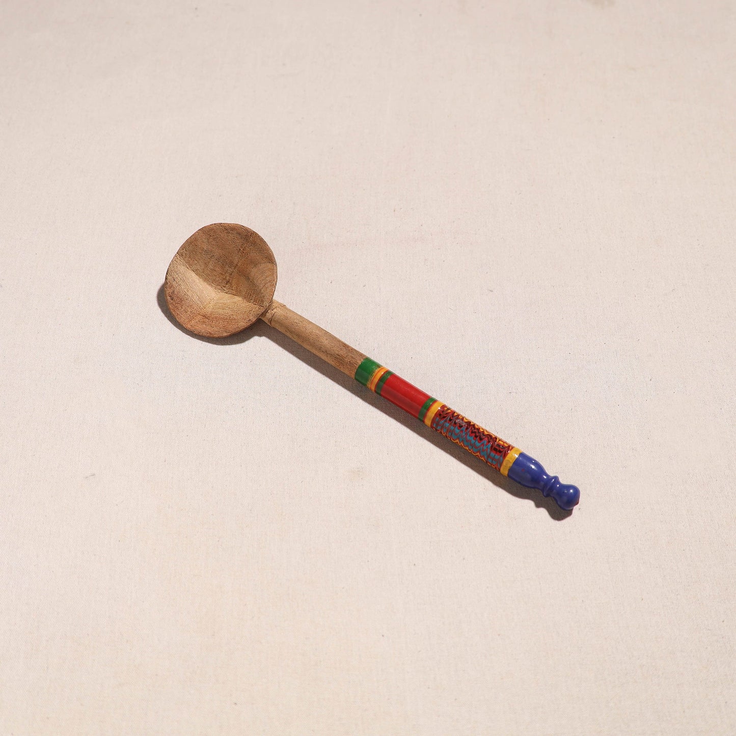 Buy Handmade Lacquered Wooden Ladle Spoon