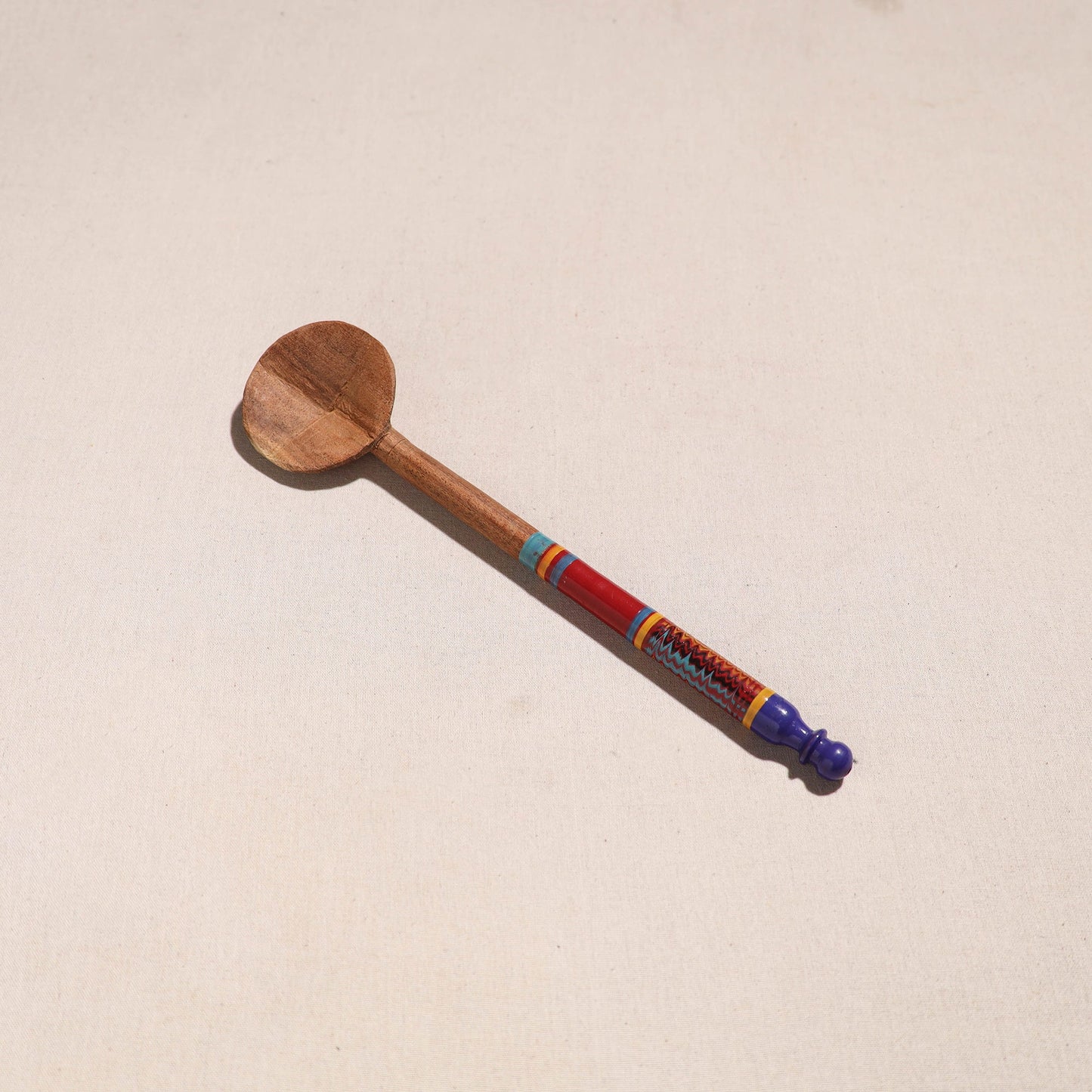 Buy Handmade Lacquered Wooden Ladle Spoon
