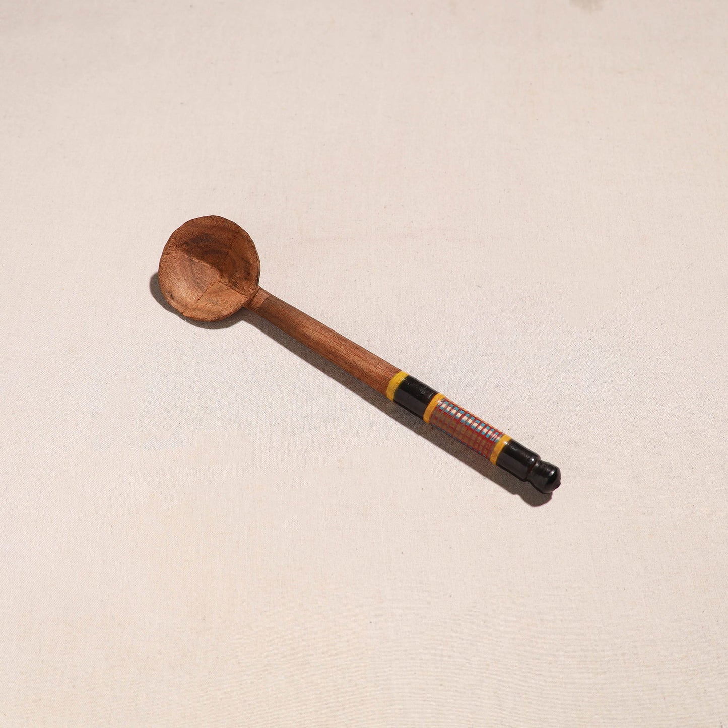 Buy Handmade Lacquered Wooden Ladle Spoon