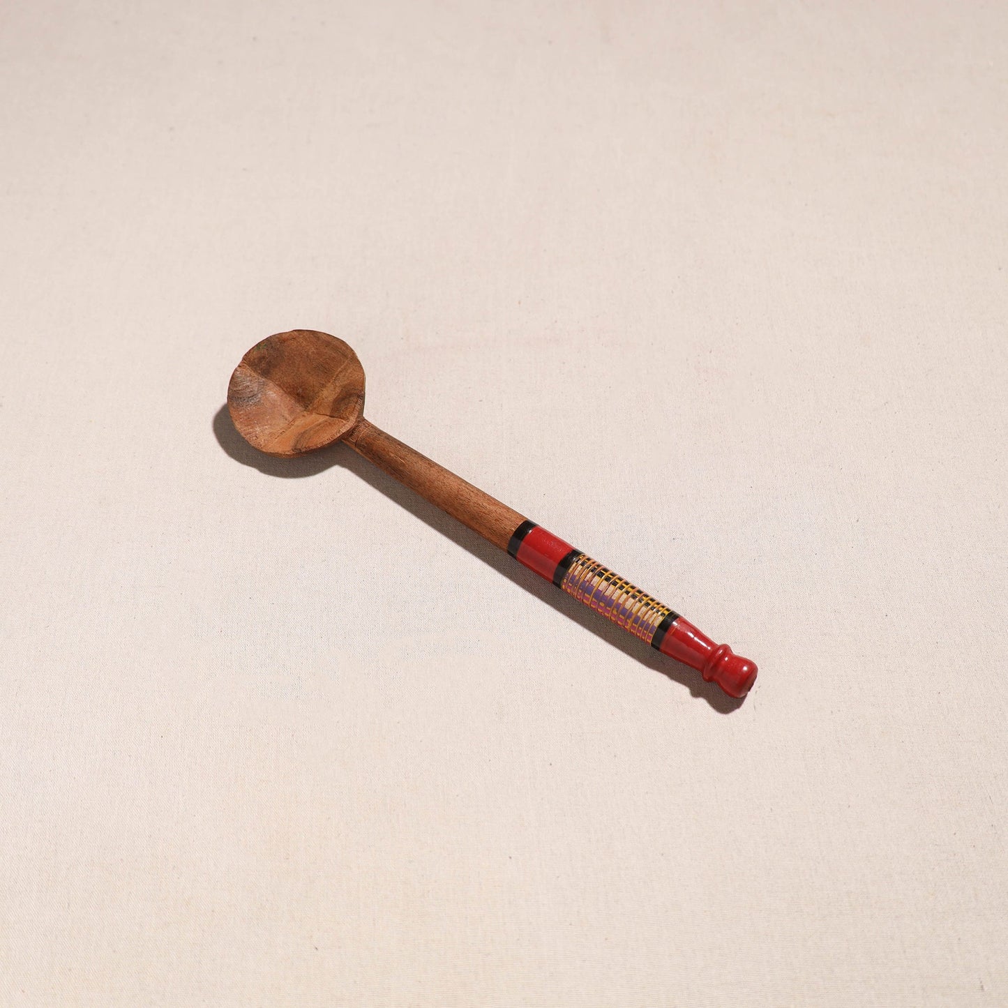 Buy Handmade Lacquered Wooden Ladle Spoon