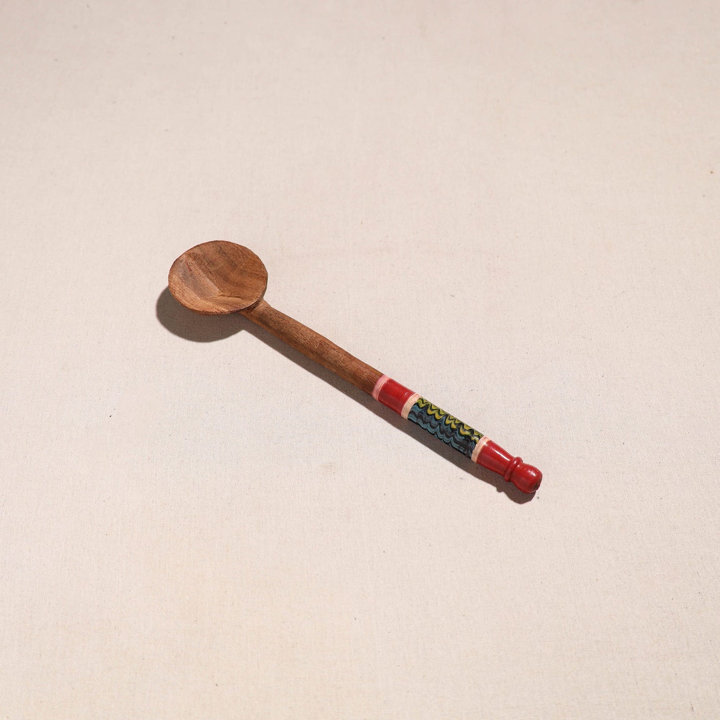 Buy Handmade Lacquered Wooden Ladle Spoon