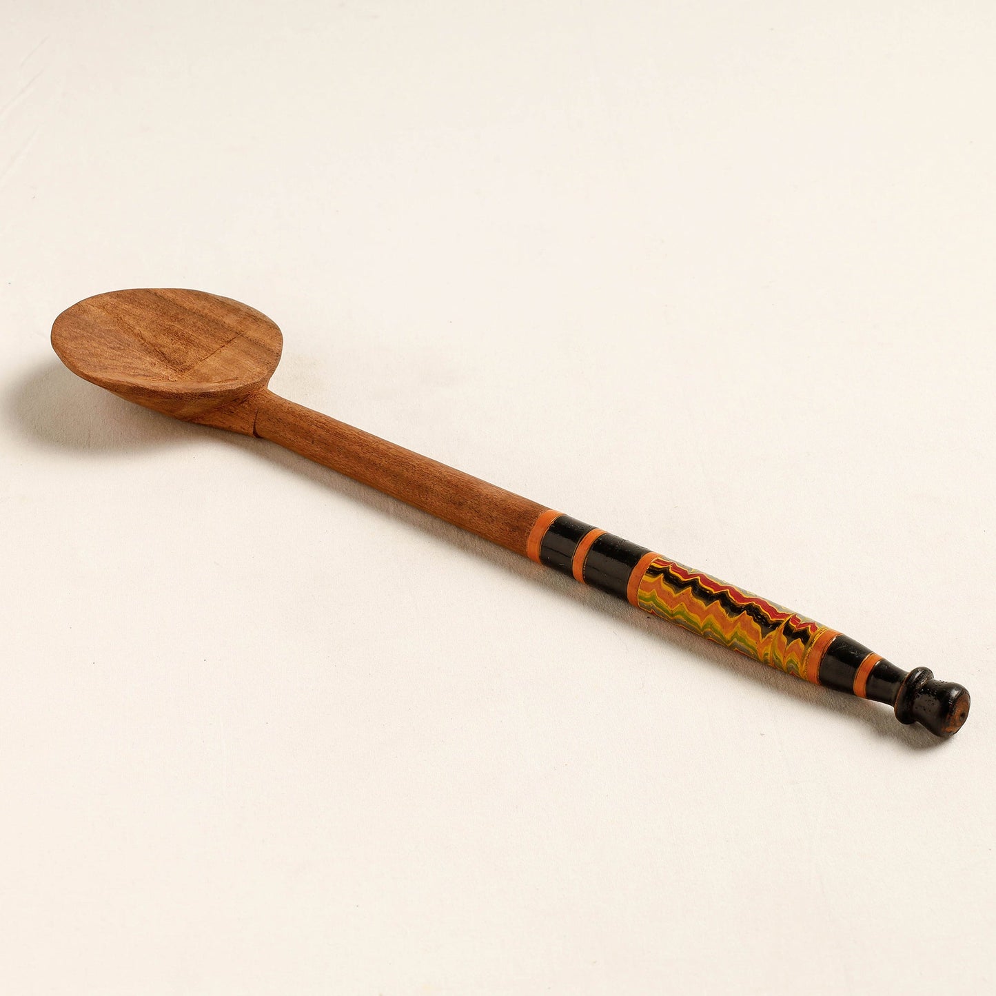 Buy Handmade Lacquered Wooden Ladle Spoon
