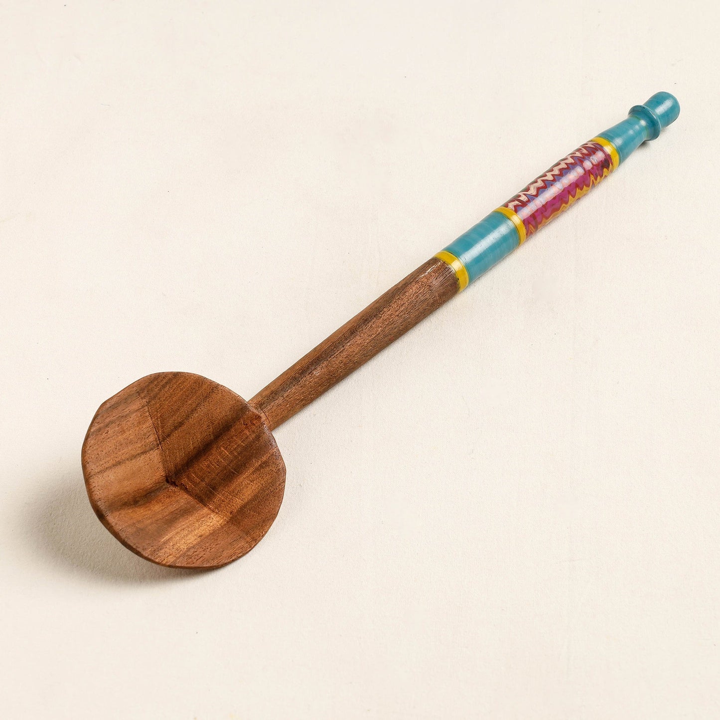 Buy Handmade Lacquered Wooden Ladle Spoon