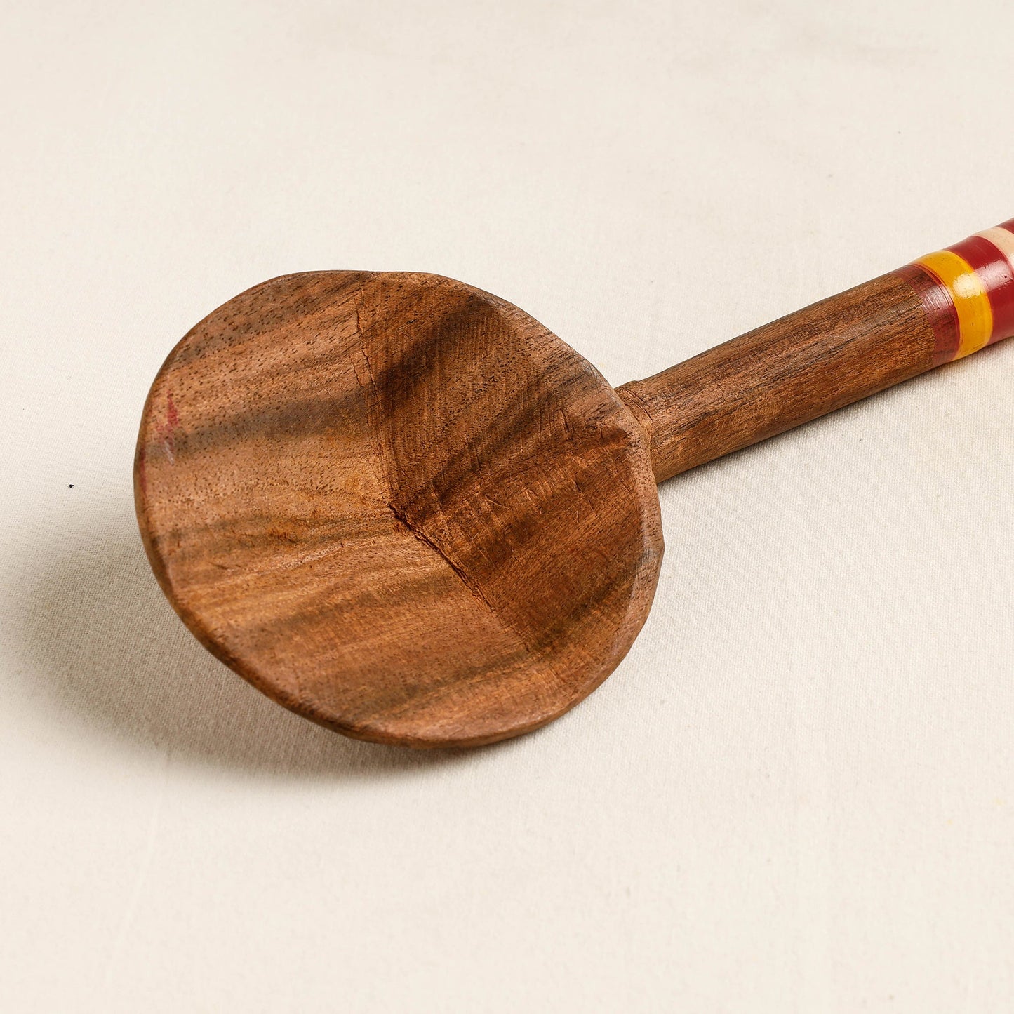 Buy Handmade Lacquered Wooden Ladle Spoon