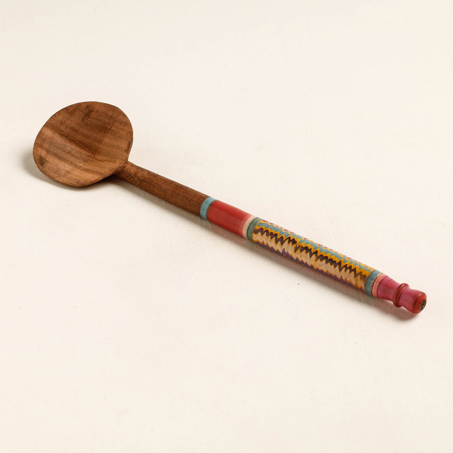 Buy Handmade Lacquered Wooden Ladle Spoon
