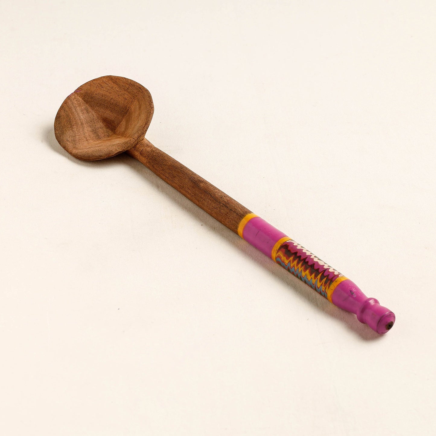 Buy Handmade Lacquered Wooden Ladle Spoon