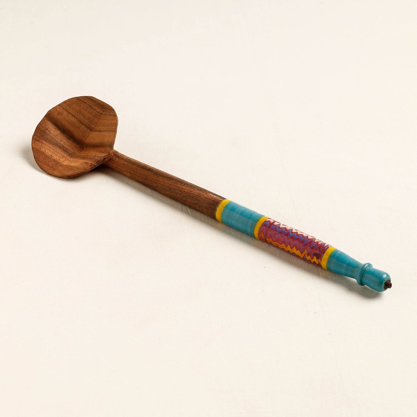 Buy Handmade Lacquered Wooden Ladle Spoon