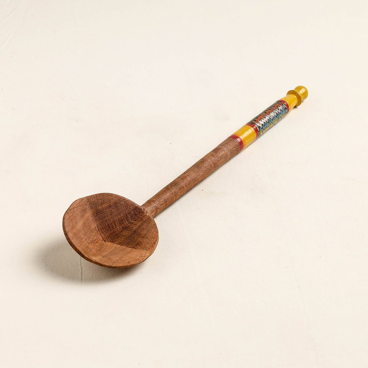 Buy Handmade Lacquered Wooden Ladle Spoon