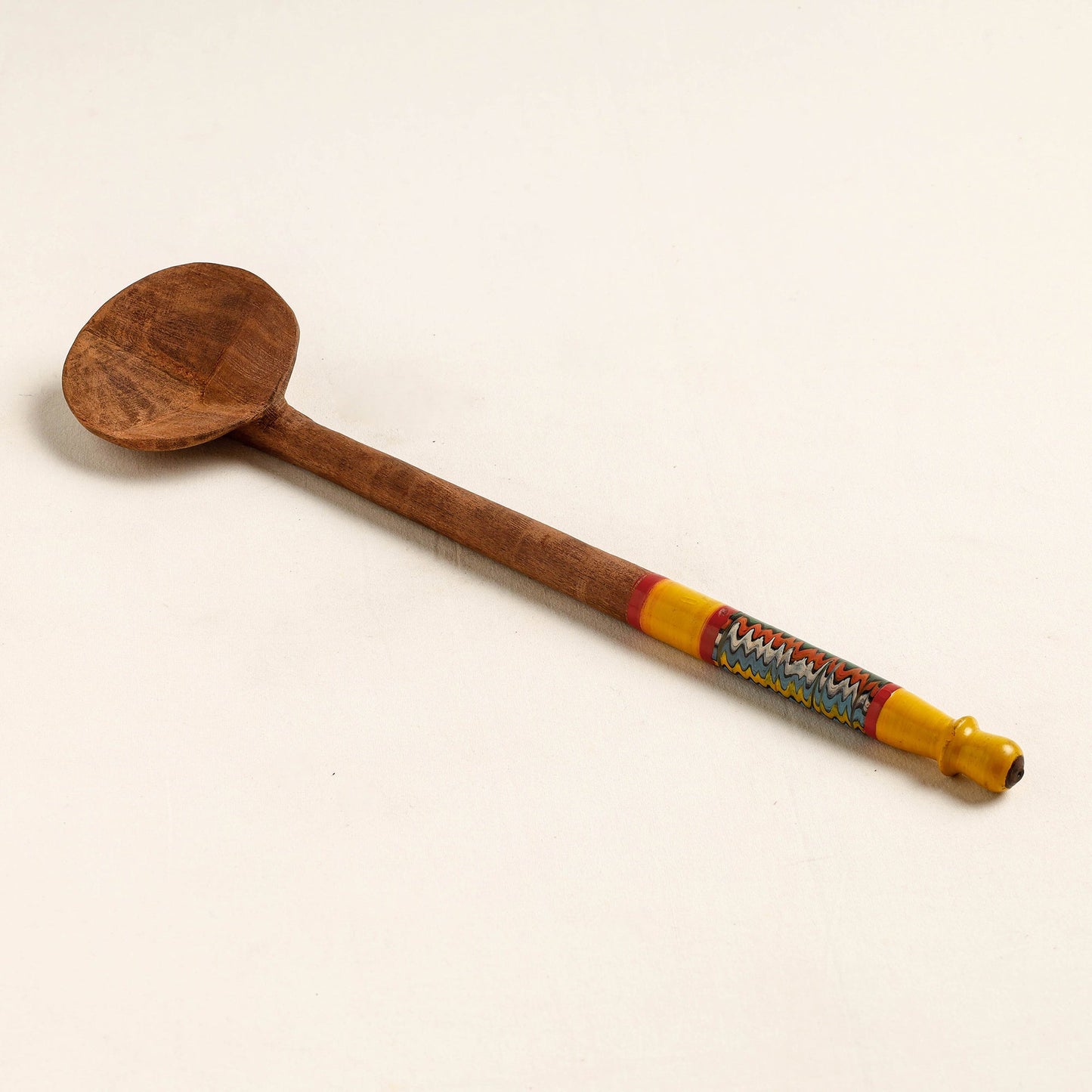 Buy Handmade Lacquered Wooden Ladle Spoon