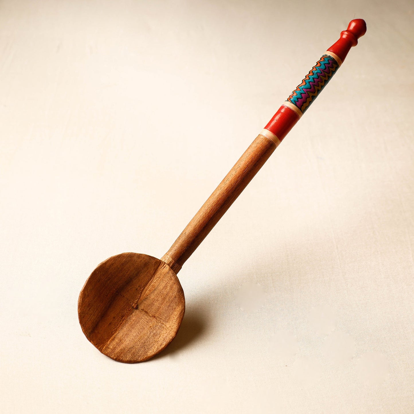 Buy Handmade Lacquered Wooden Ladle Spoon