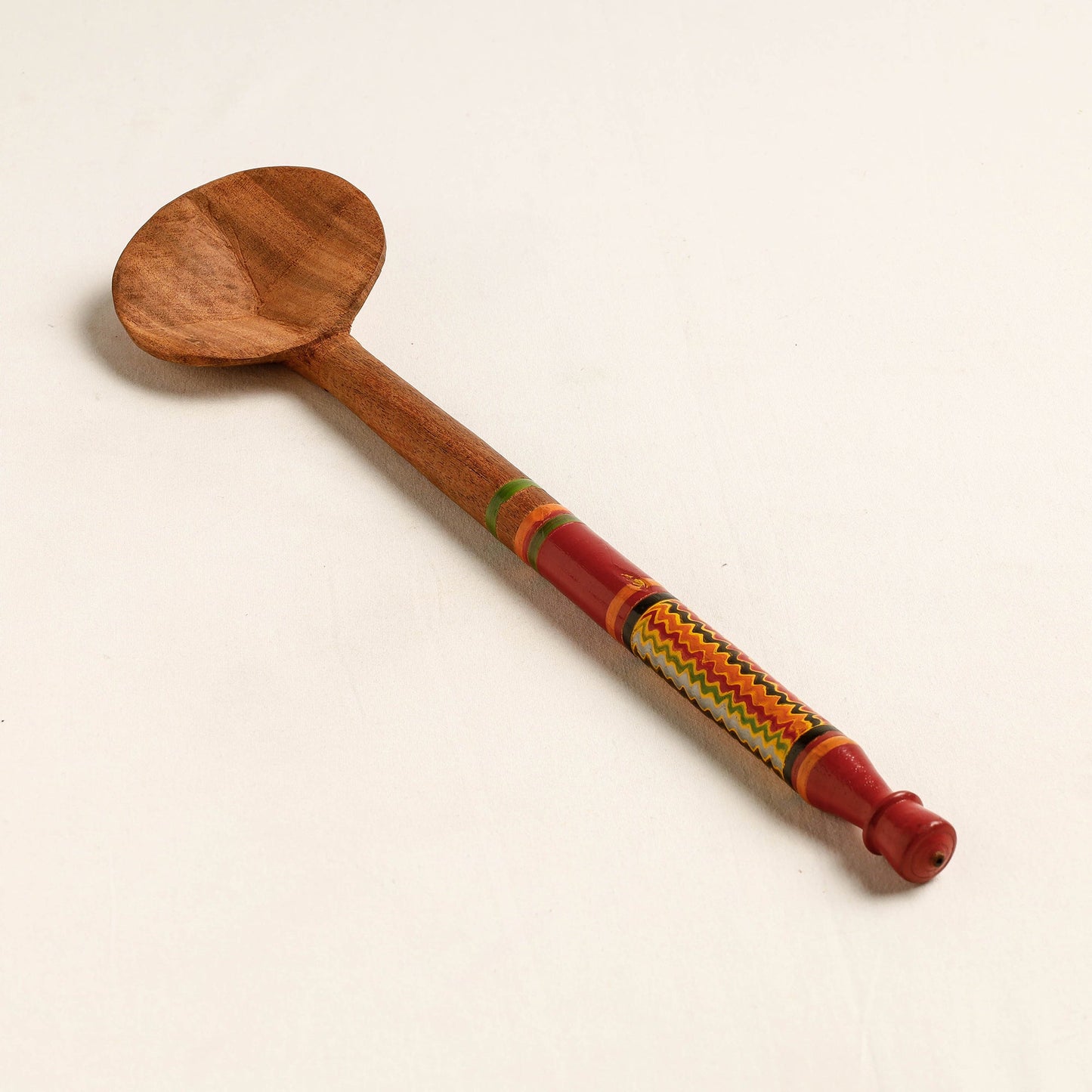 Buy Handmade Lacquered Wooden Ladle Spoon