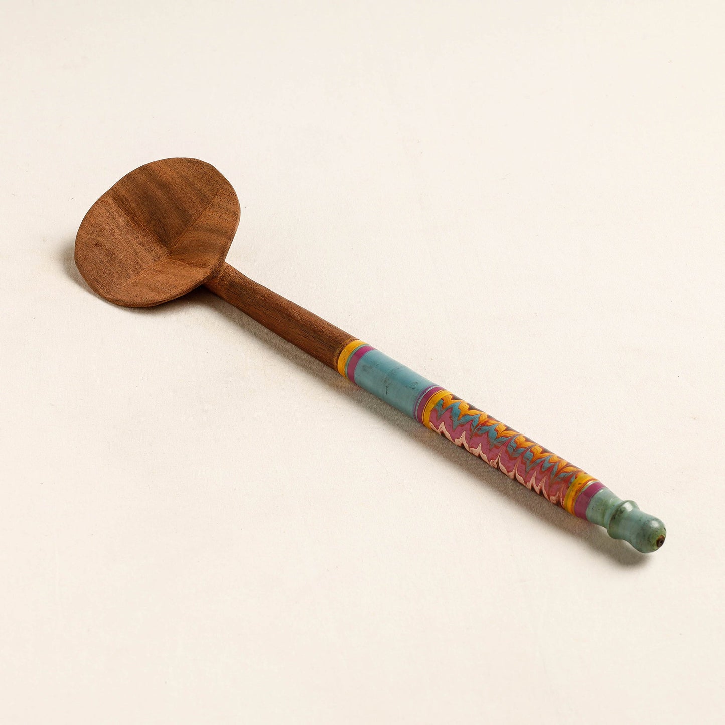 Buy Handmade Lacquered Wooden Ladle Spoon