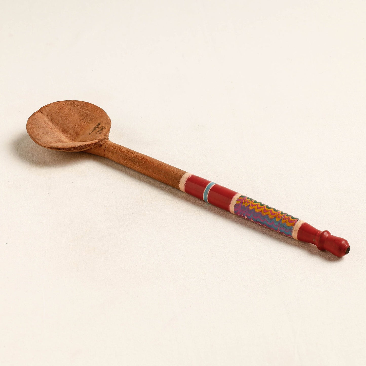 Buy Handmade Lacquered Wooden Ladle Spoon