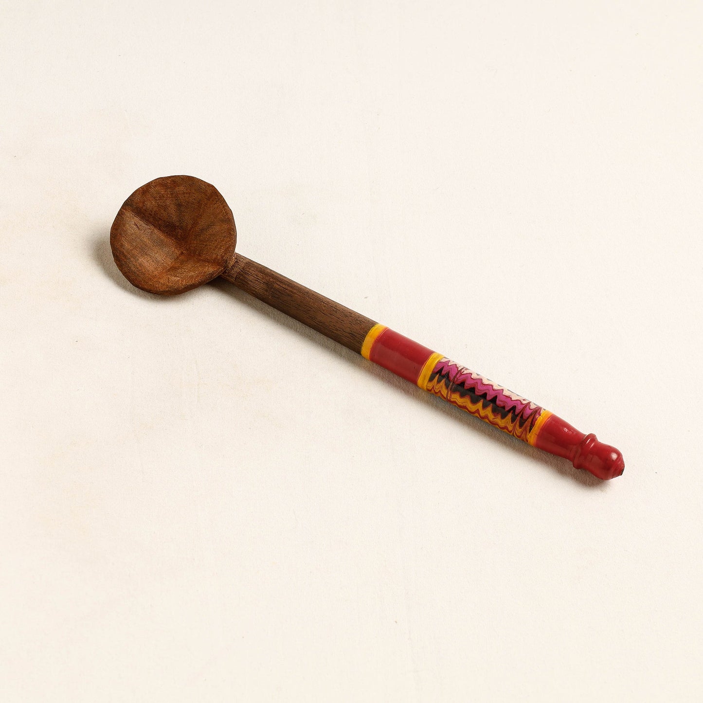 Buy Handmade Lacquered Wooden Ladle Spoon