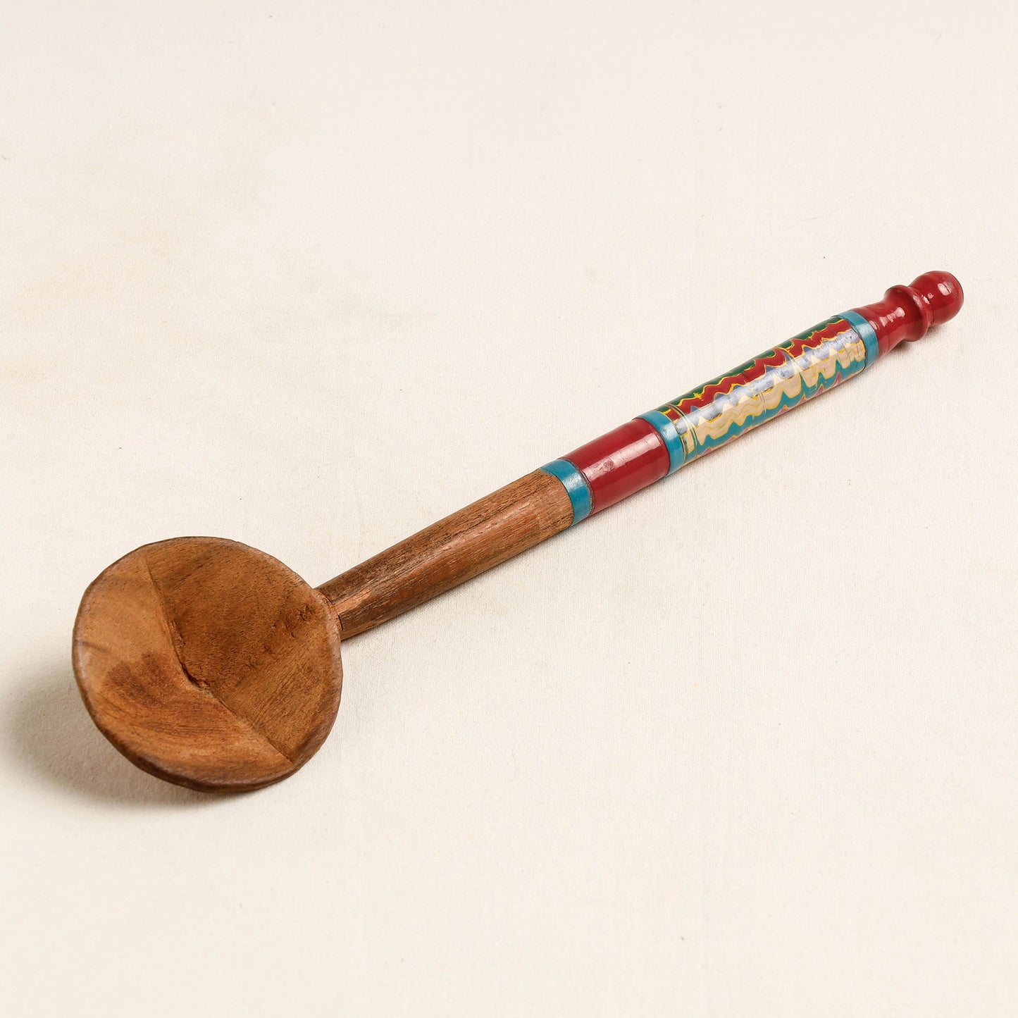 Buy Handmade Lacquered Wooden Ladle Spoon