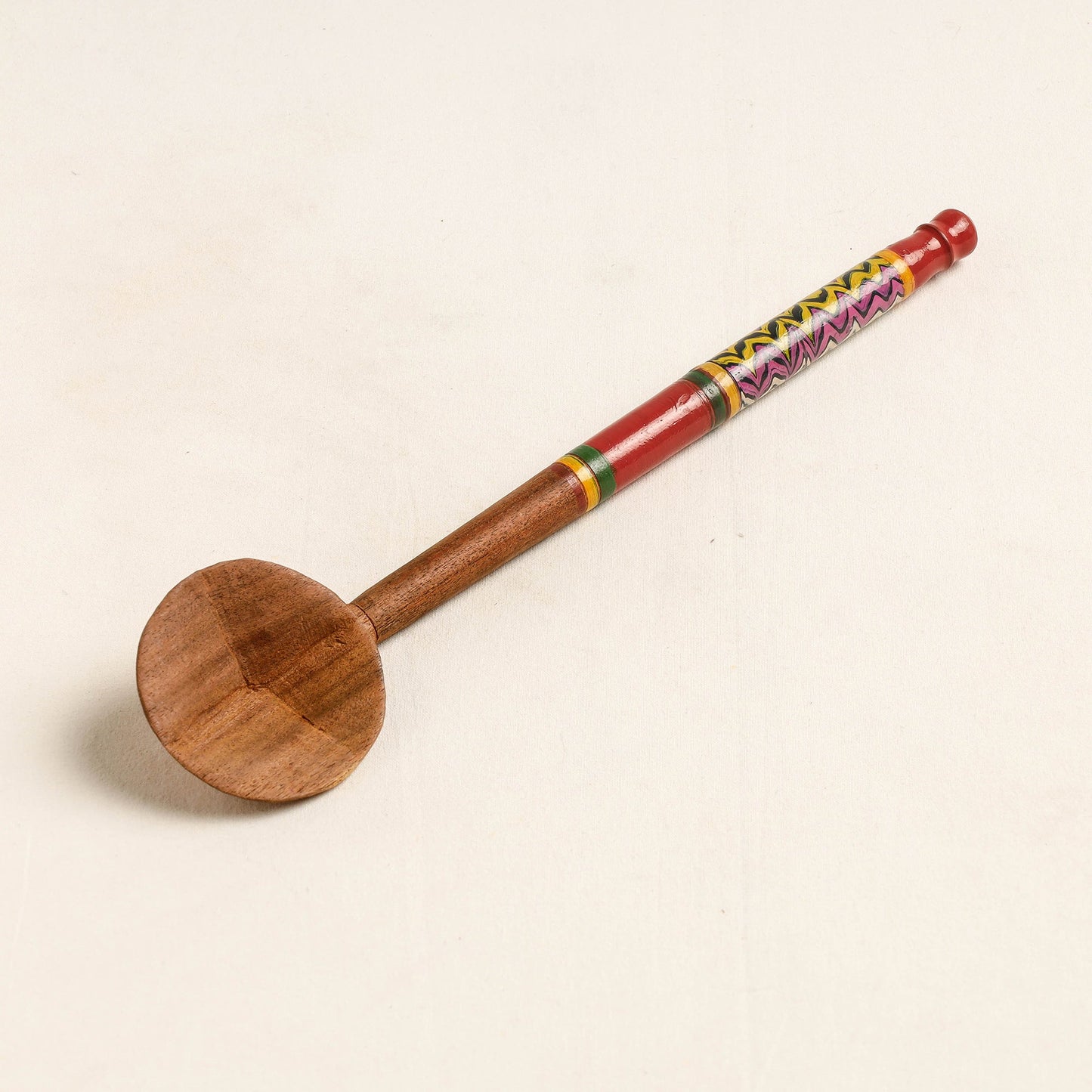 Buy Handmade Lacquered Wooden Ladle Spoon