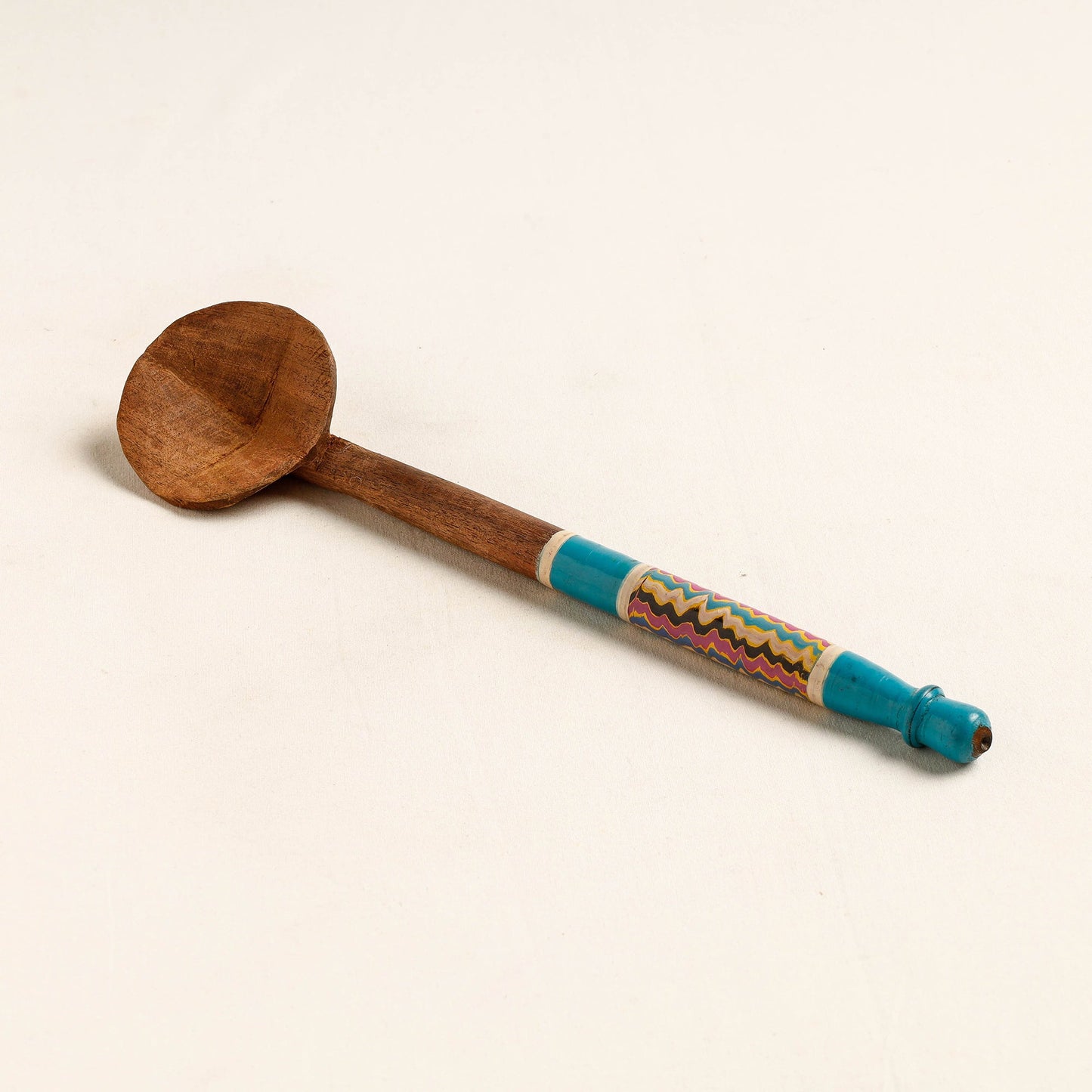 Buy Handmade Lacquered Wooden Ladle Spoon