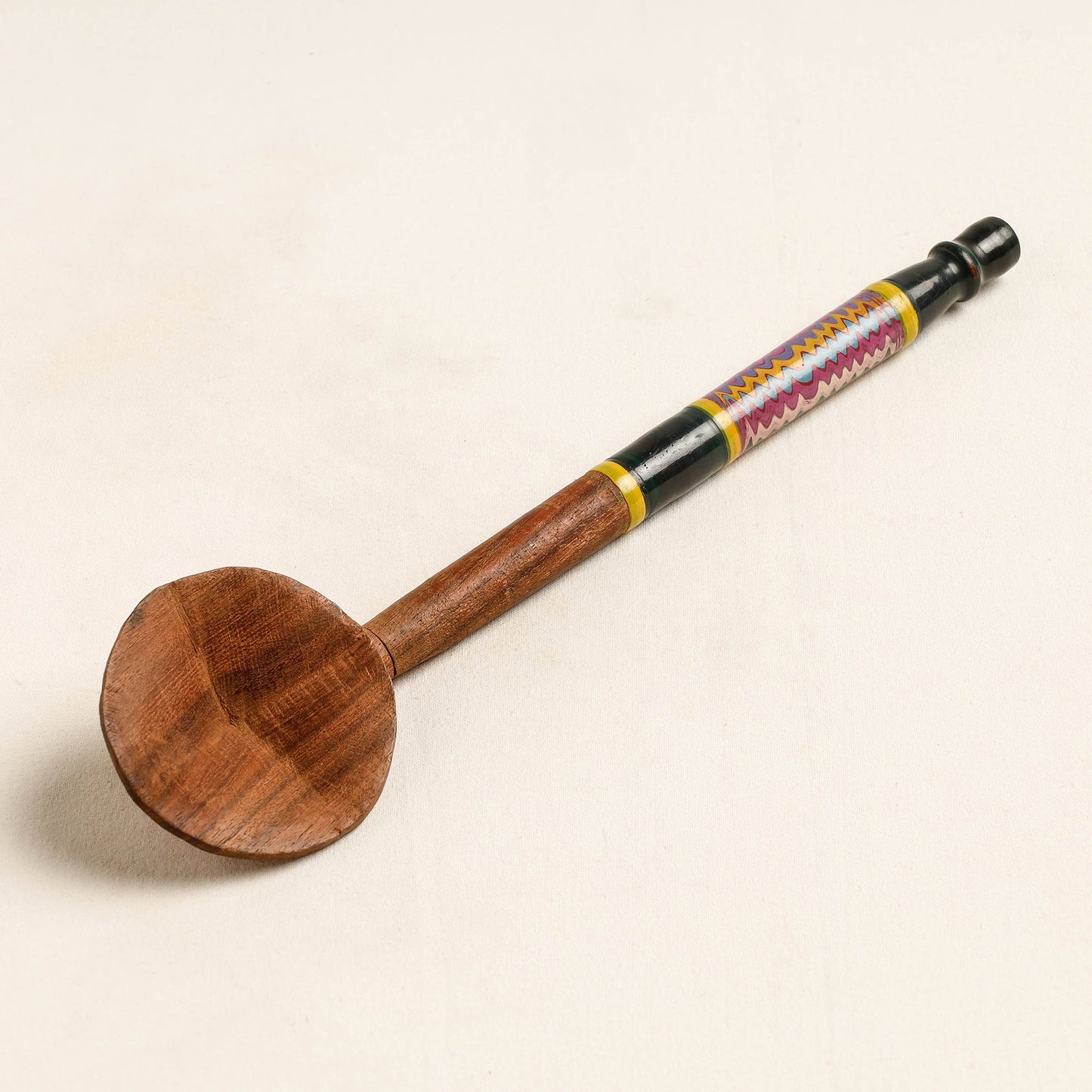 Buy Handmade Lacquered Wooden Ladle Spoon